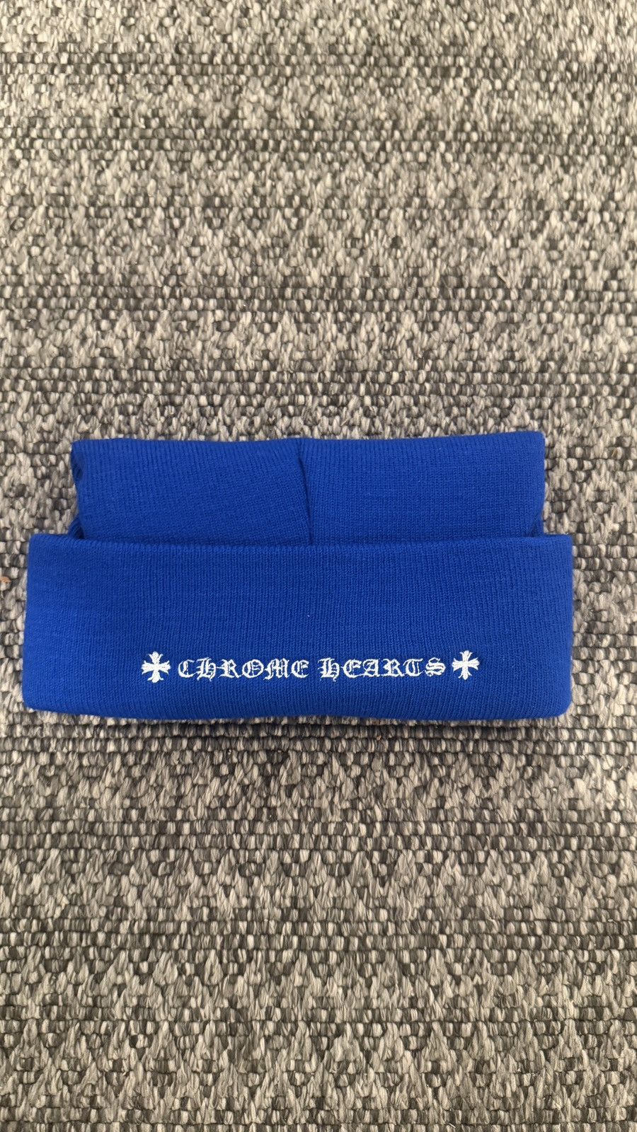 Chrome Hearts Chrome Hearts CH Blue Beanie Size ONE SIZE - 4 Thumbnail