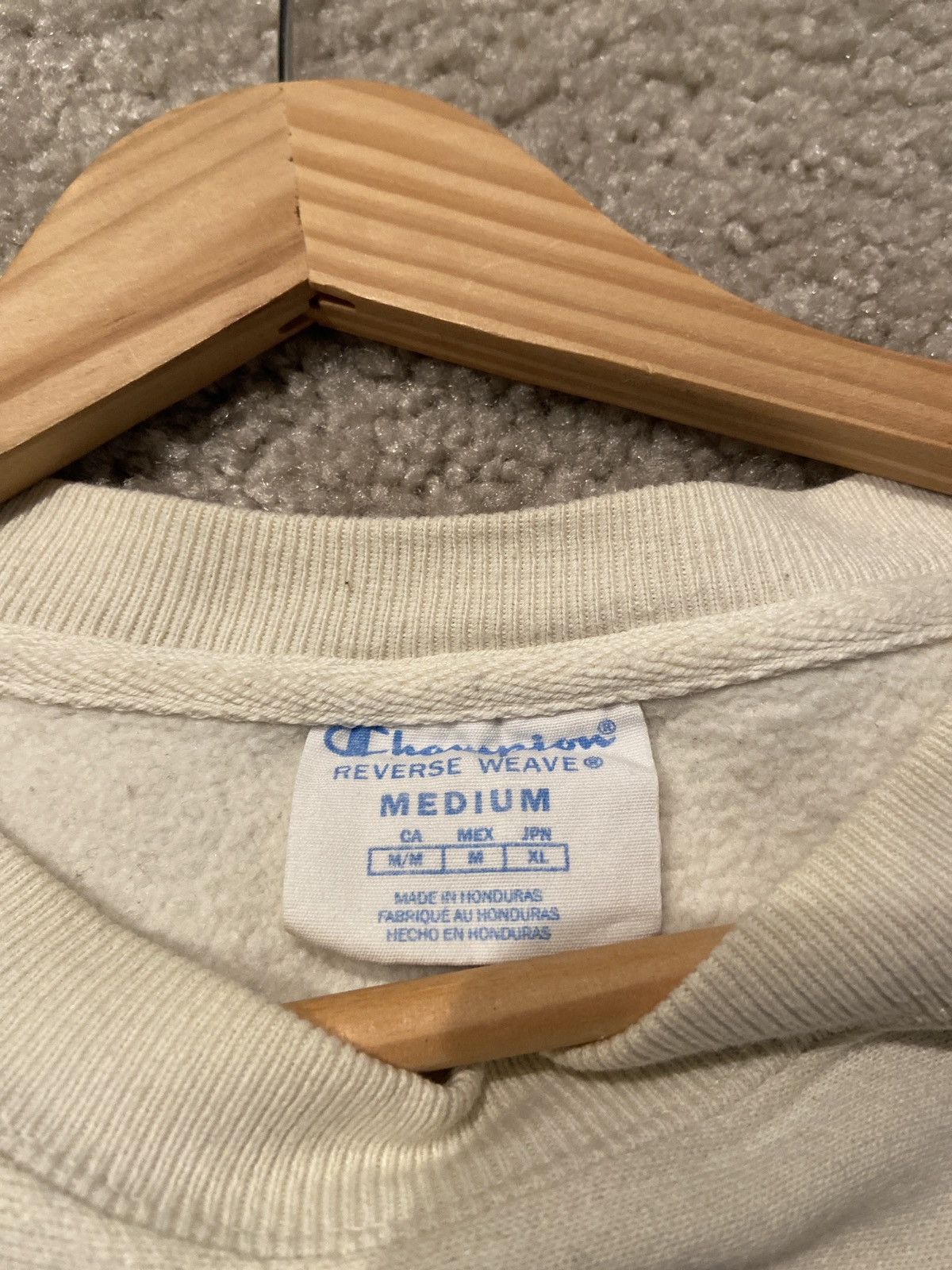 Champion Vintage Cream Champion Reverse Weave Crewneck/Sweatshirt Size US M / EU 48-50 / 2 - 4 Thumbnail