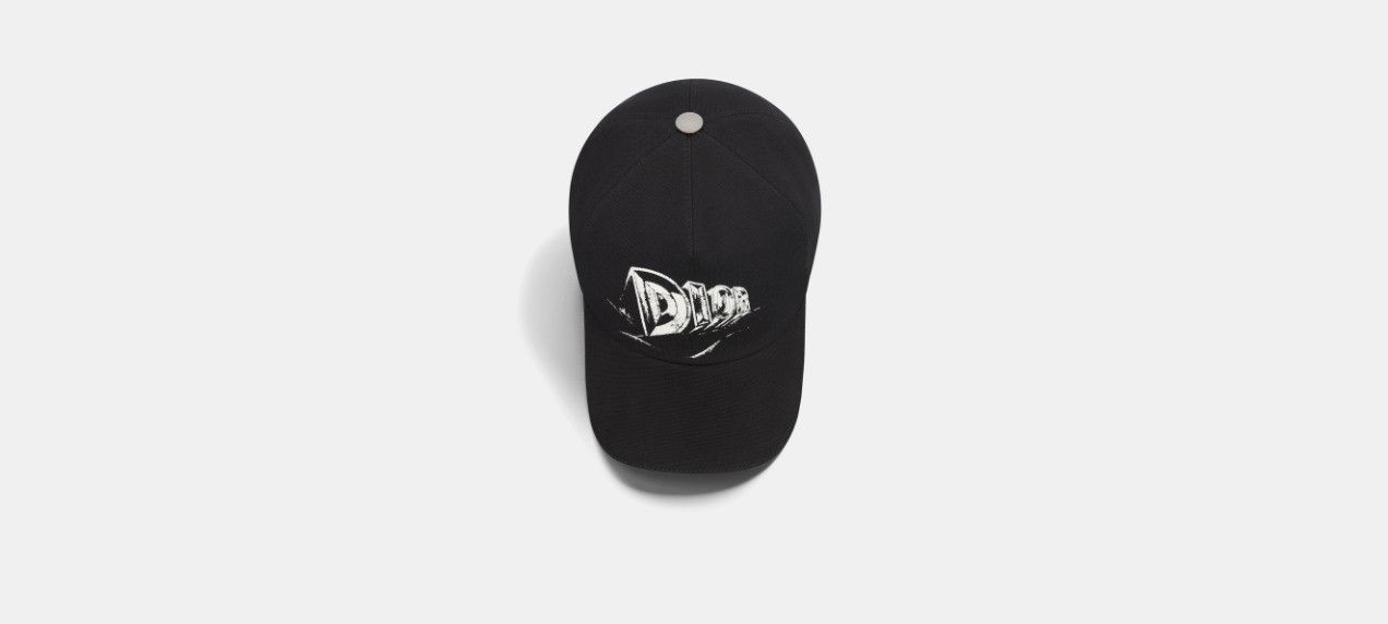 Dior o1w1db10824 Size: L / Baseball Cap Signature in Black/White Size ONE SIZE - 5 Thumbnail