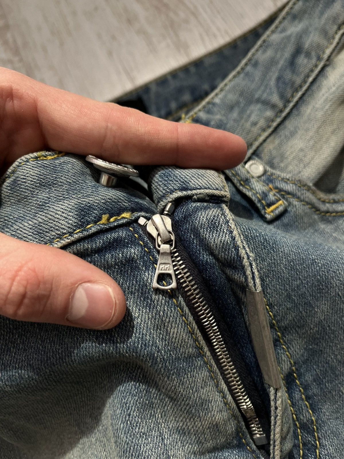 Represent Clo. Represent Clothing Biker Denim Distressed Jeans - Blue - 30 Size US 30 / EU 46 - 5 Thumbnail