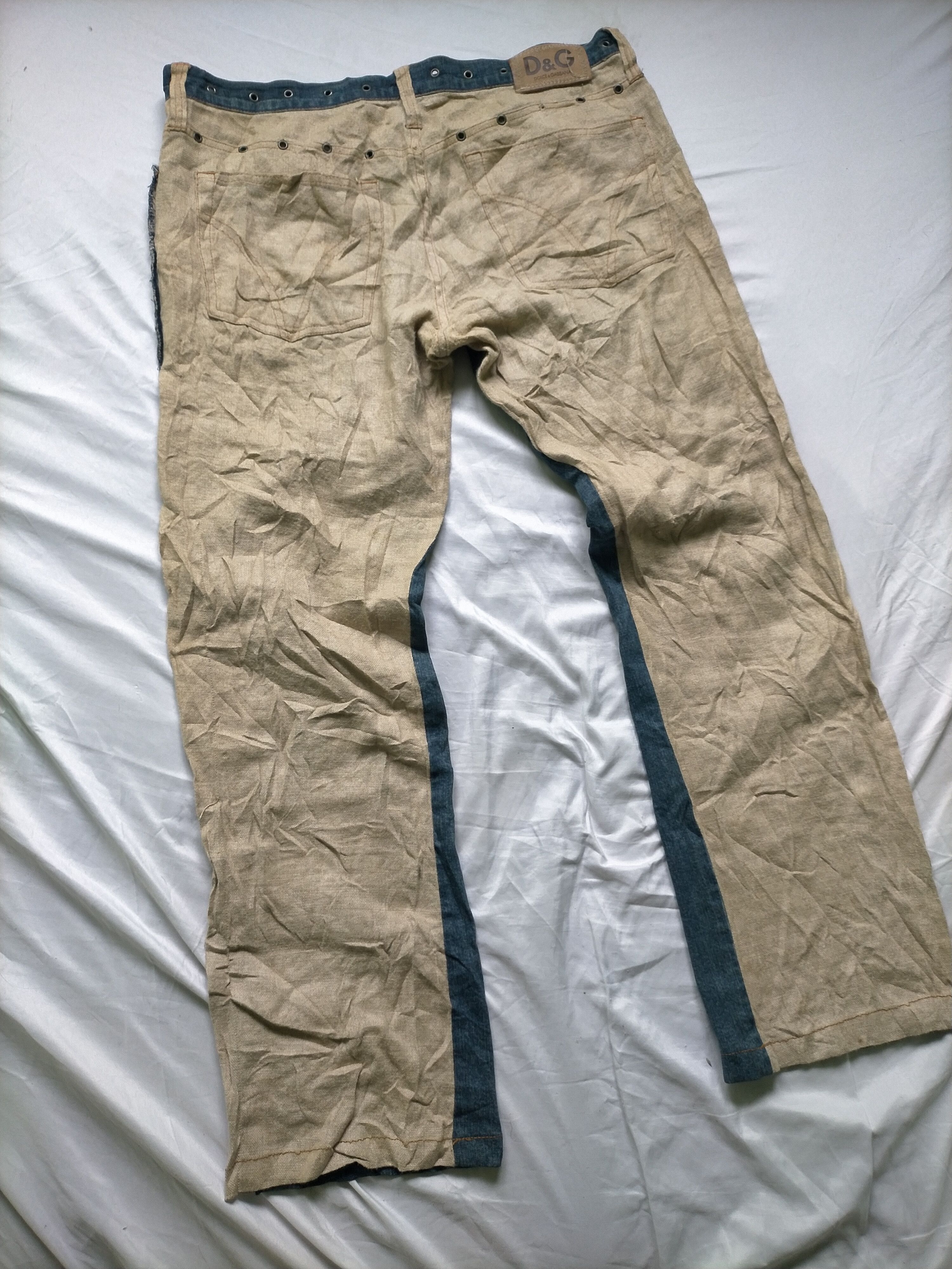 Dolce & Gabbana Vintage Dolce Gabbana Hybrid 90s Flare Denim Size US 36 / EU 52 - 4 Thumbnail