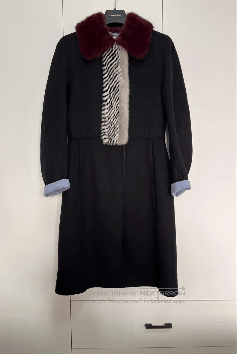 Fendi Fendi Mink Collar Coat Jacket Size XS / US 0-2 / IT 36-38 - 1 Thumbnail