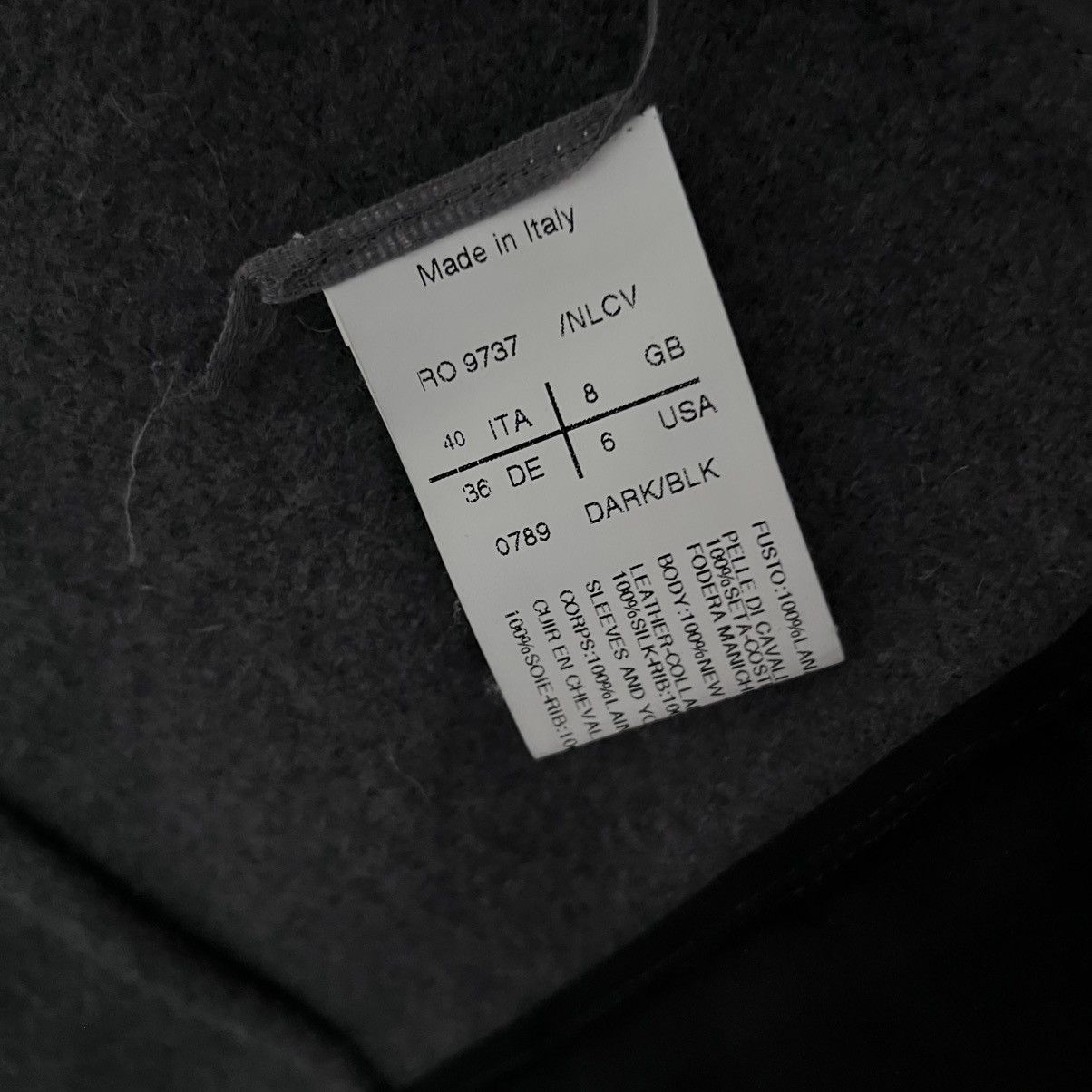 Rick Owens Rick Owens Wool Leather Bomber Jacket Size S / US 4 / IT 40 - 3 Thumbnail