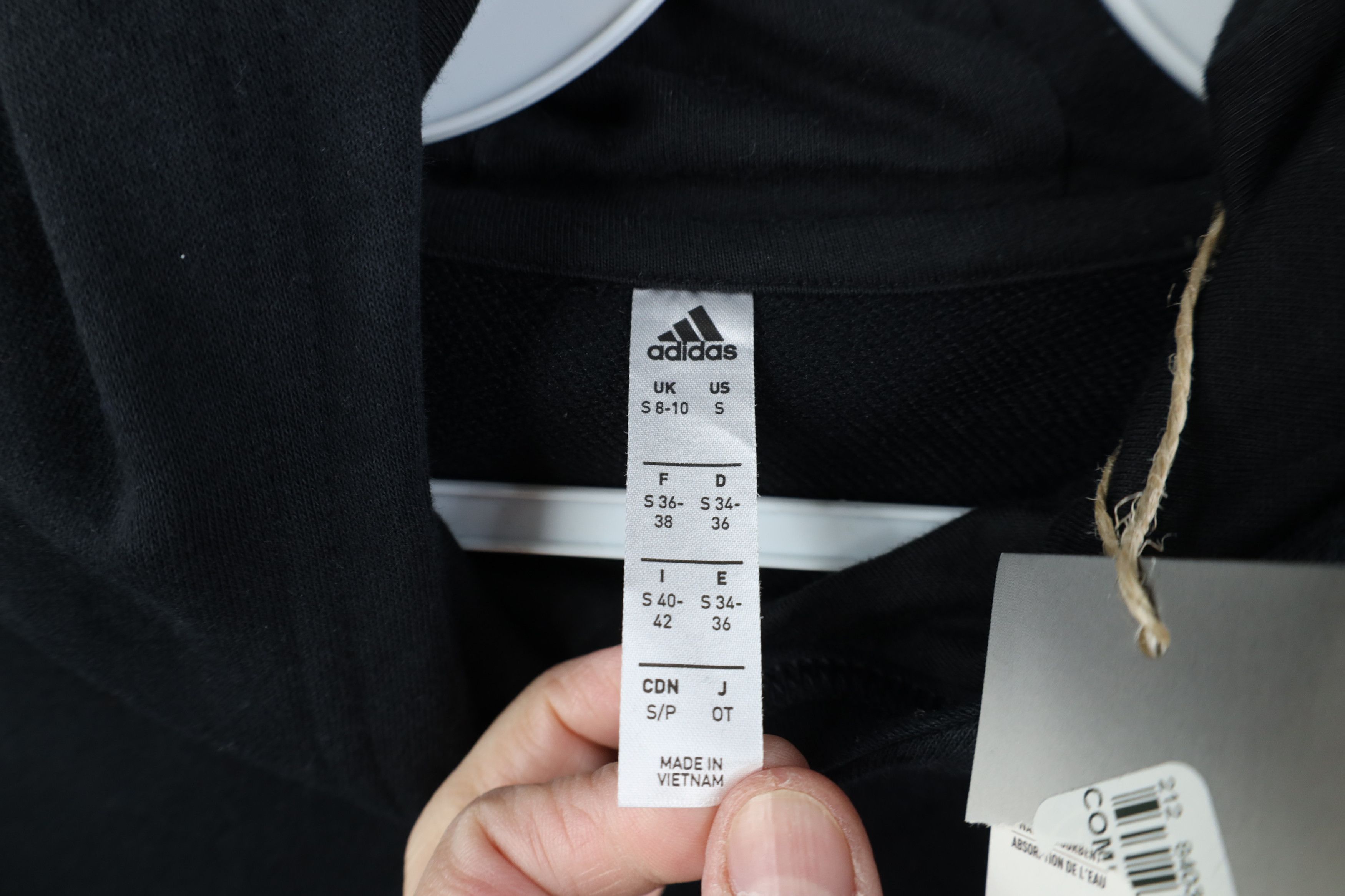 Adidas New Adidas Spell Reflective Striped Hoodie Sweatshirt Black Size S / US 4 / IT 40 - 6 Thumbnail