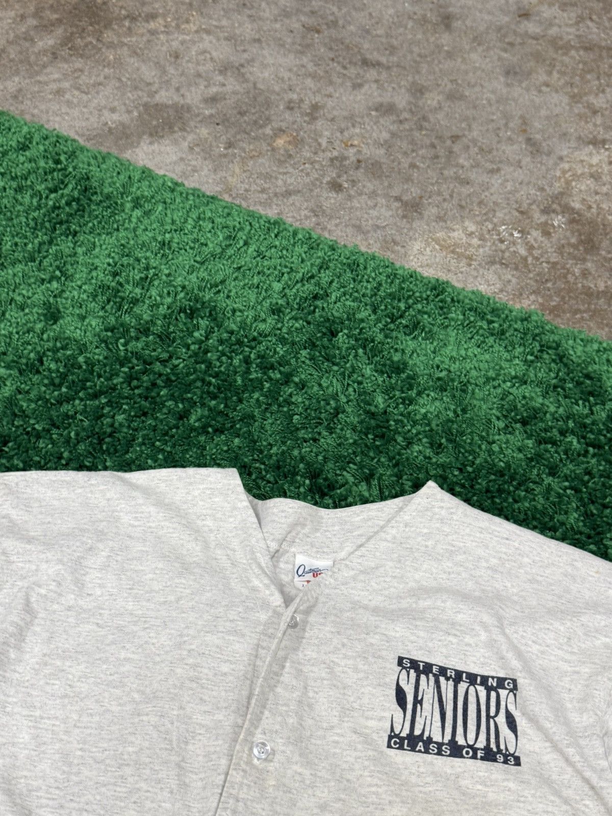 Vintage 1993 Ross Sterling High Class Baseball Jersey Grey XL Size US XL / EU 56 / 4 - 4 Thumbnail
