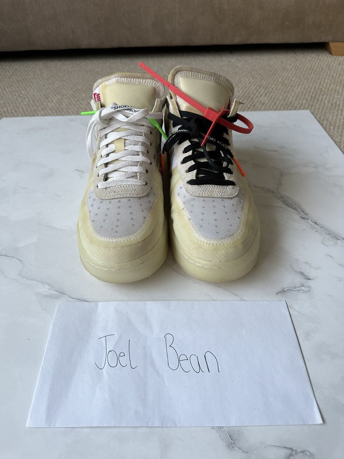 Nike × Off-White Nike Off White Air Force 1 Low Size US 9.5 / EU 42-43 - 2 Thumbnail