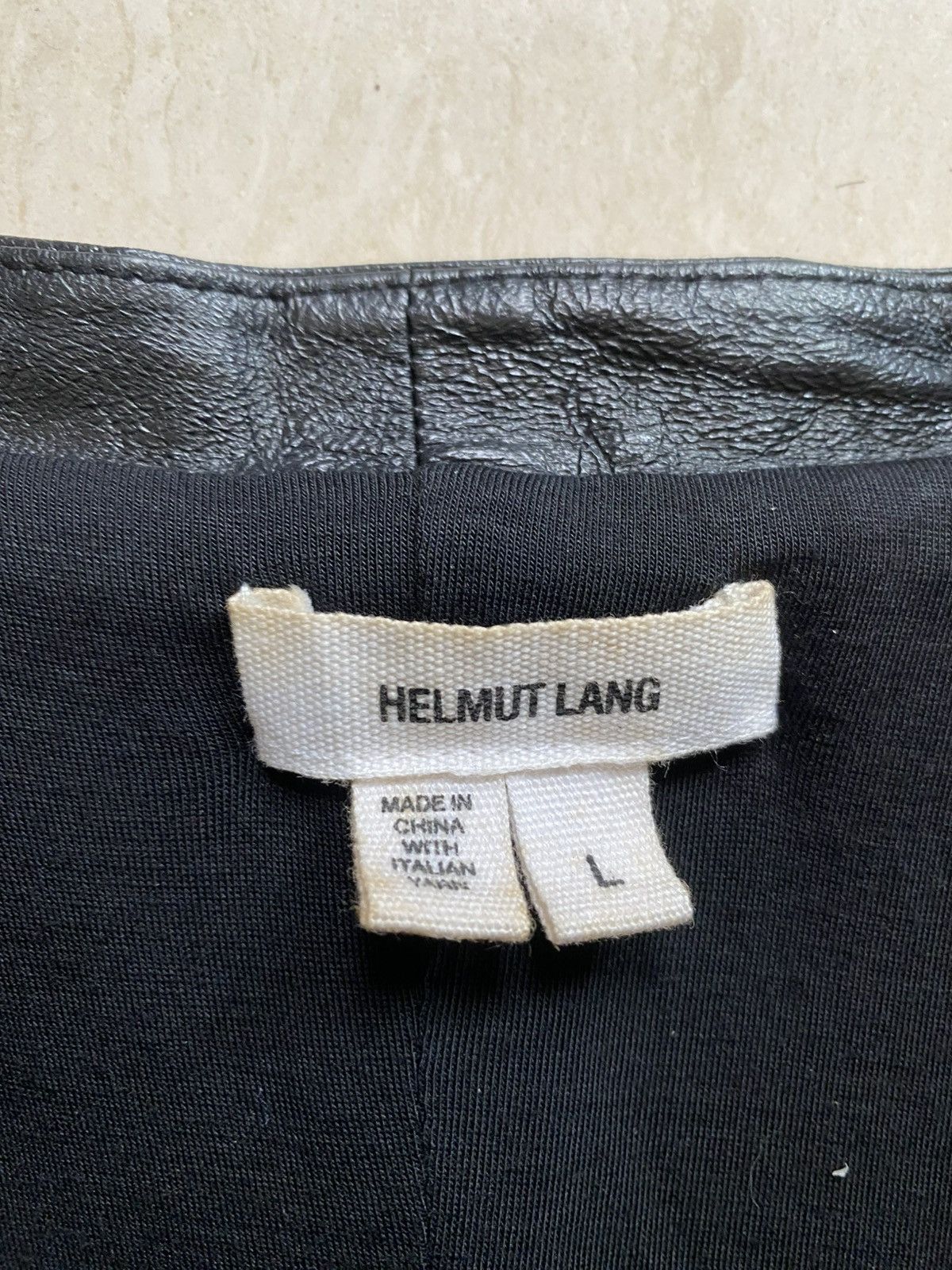 Helmut Lang Helmut lang lamb leather lace short sleeve jacket blazer Size L / US 10 / IT 46 - 10 Thumbnail