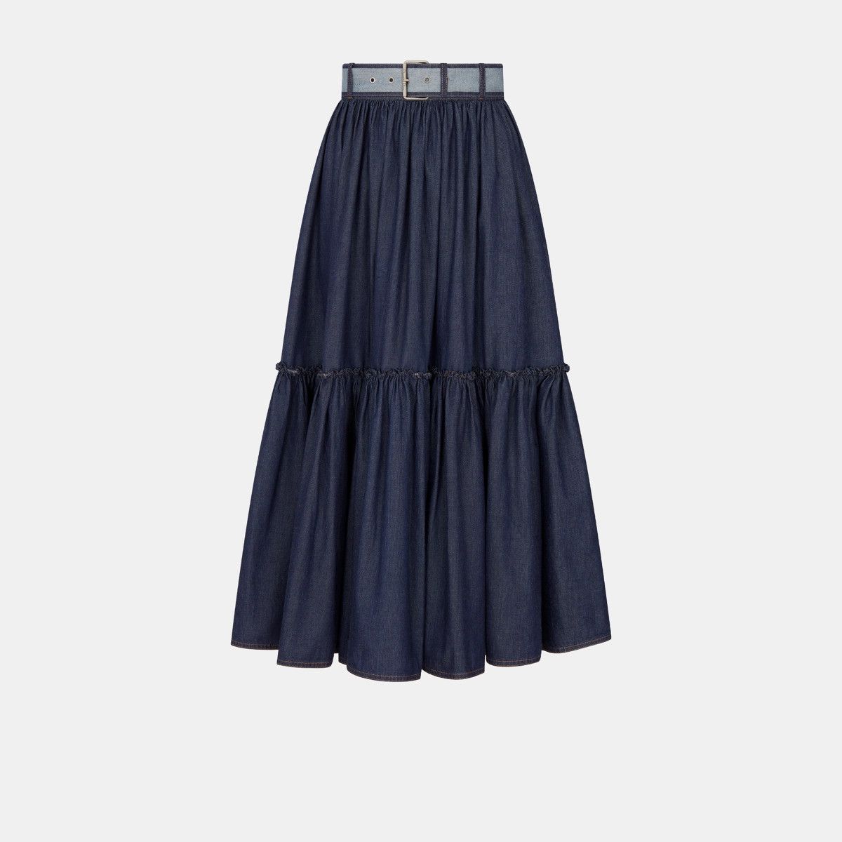 image of Dior O1Bcso1Str0524 Skirt In Blue, Women's (Size 34)