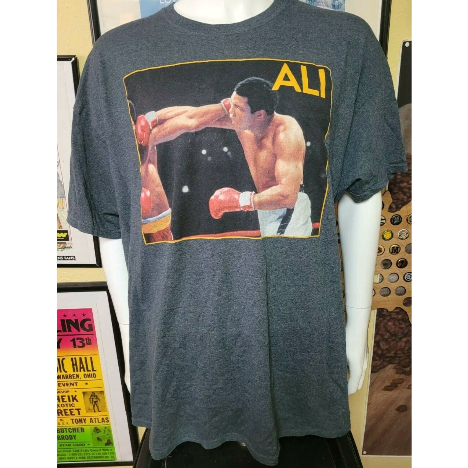 Vintage VINTAGE Official Muhammad Ali World Champion Boxing Boxer T Shirt XXXL 3XL Nice Size US XXL / EU 58 / 5 - 2 Thumbnail