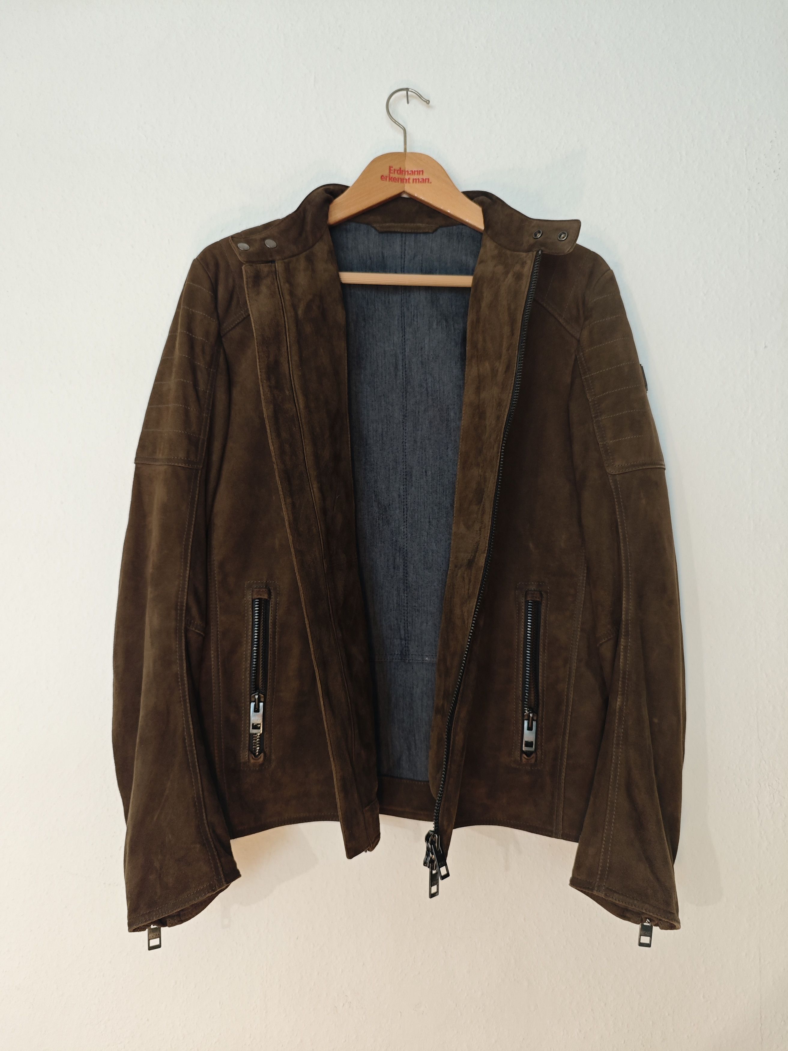 Hugo Boss Hugo Boss leather jacket Size US L / EU 52-54 / 3 - 2 Thumbnail