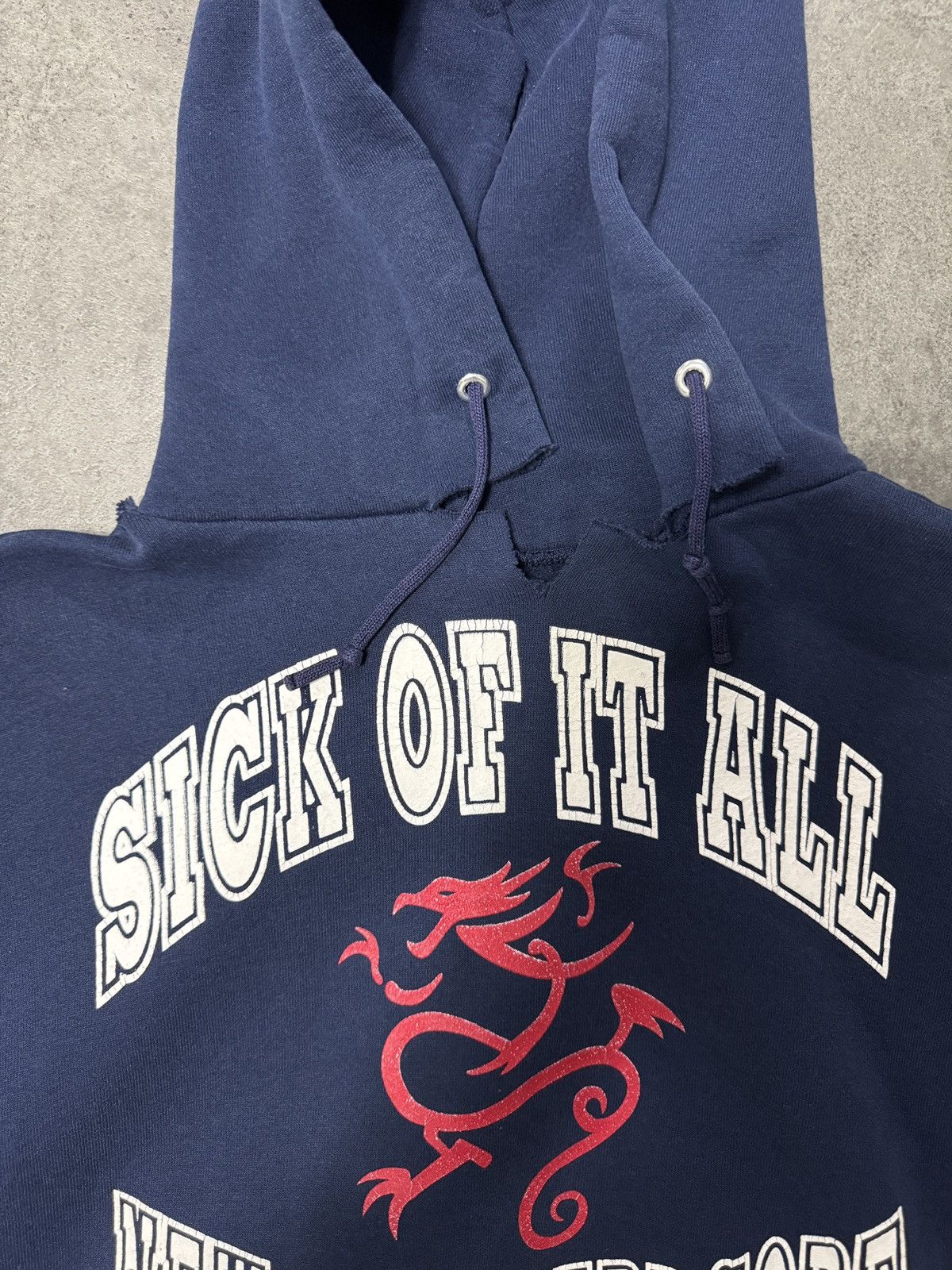 Band Tees Vintage 90s Sick Of It All Hoodie Size US XL / EU 56 / 4 - 7 Thumbnail