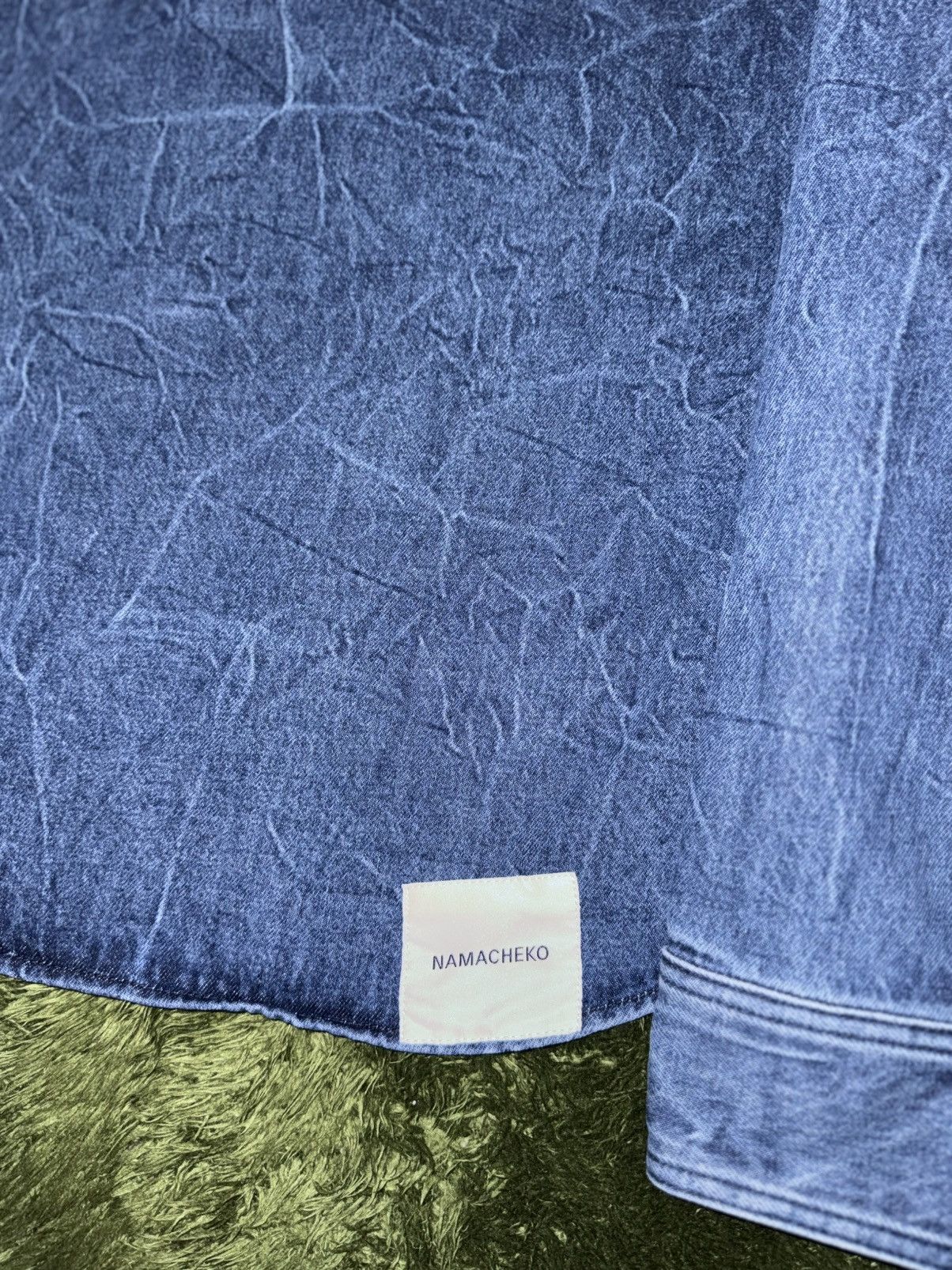 Namacheko [XL] Namacheko EVEH Oversized Silhouette Denim Shirt Indigo Size US XL / EU 56 / 4 - 9 Thumbnail