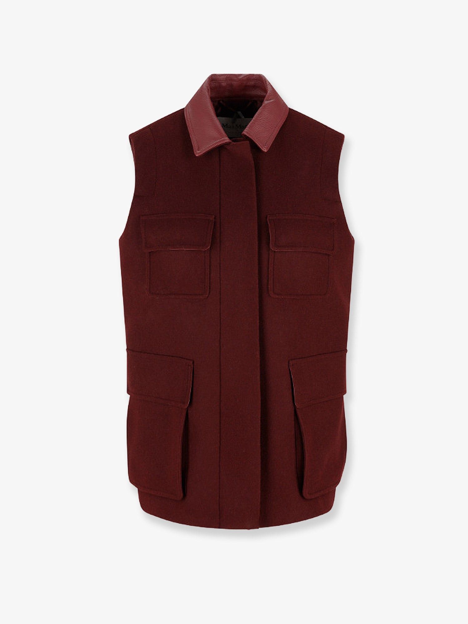 Max Mara Aeroso Wool, Alpaca And Cashmere Sleeveless Coat Size S / US 4 / IT 40 - 1 Thumbnail