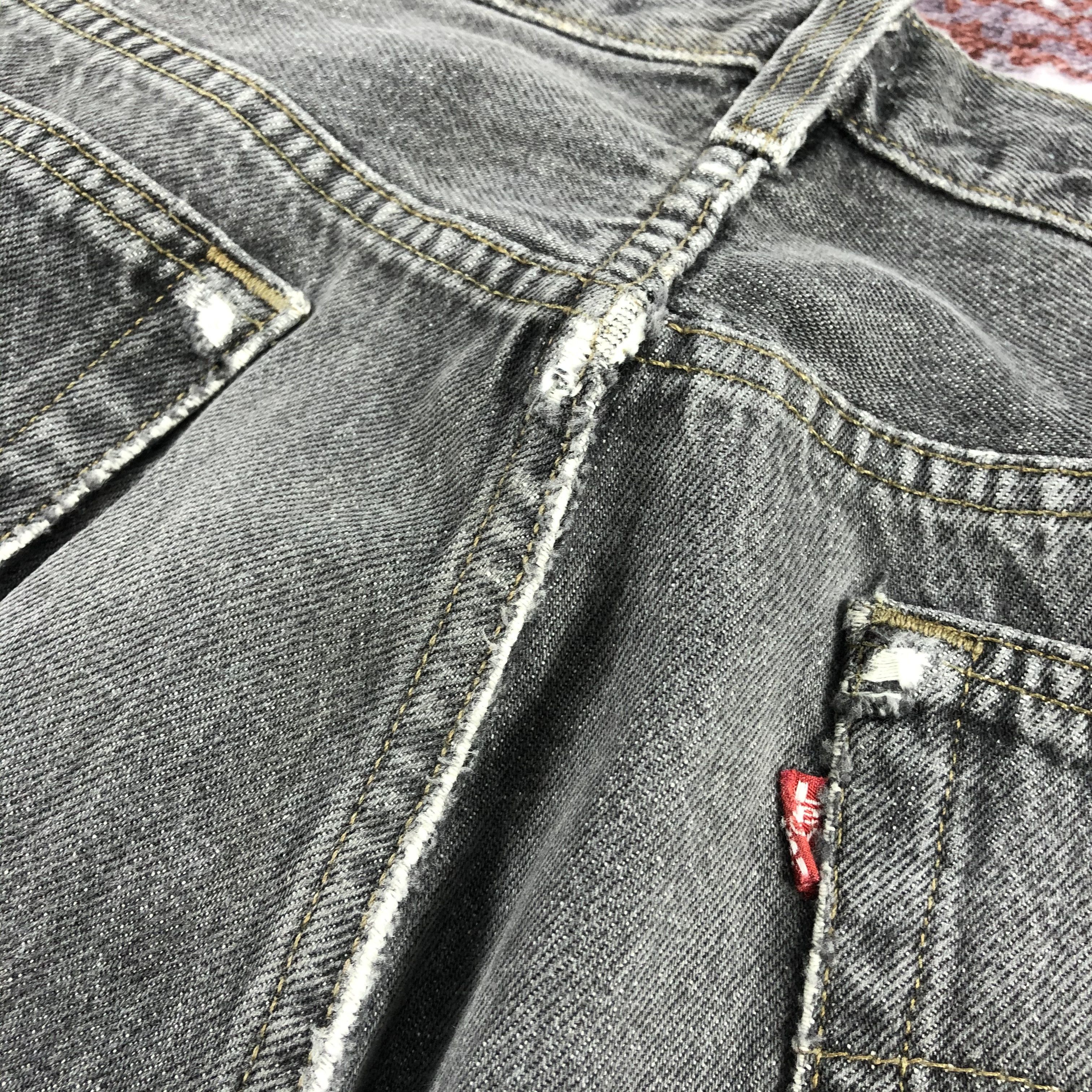 Levi's Vintage 90s Levis 501 Faded Black Jeans-JM2581 Size US 33 - 7 Thumbnail