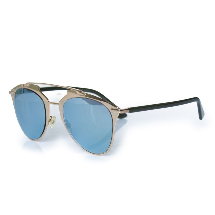 Dior Dior, reflected aviator sunglasses in gold Size ONE SIZE - 1 Thumbnail