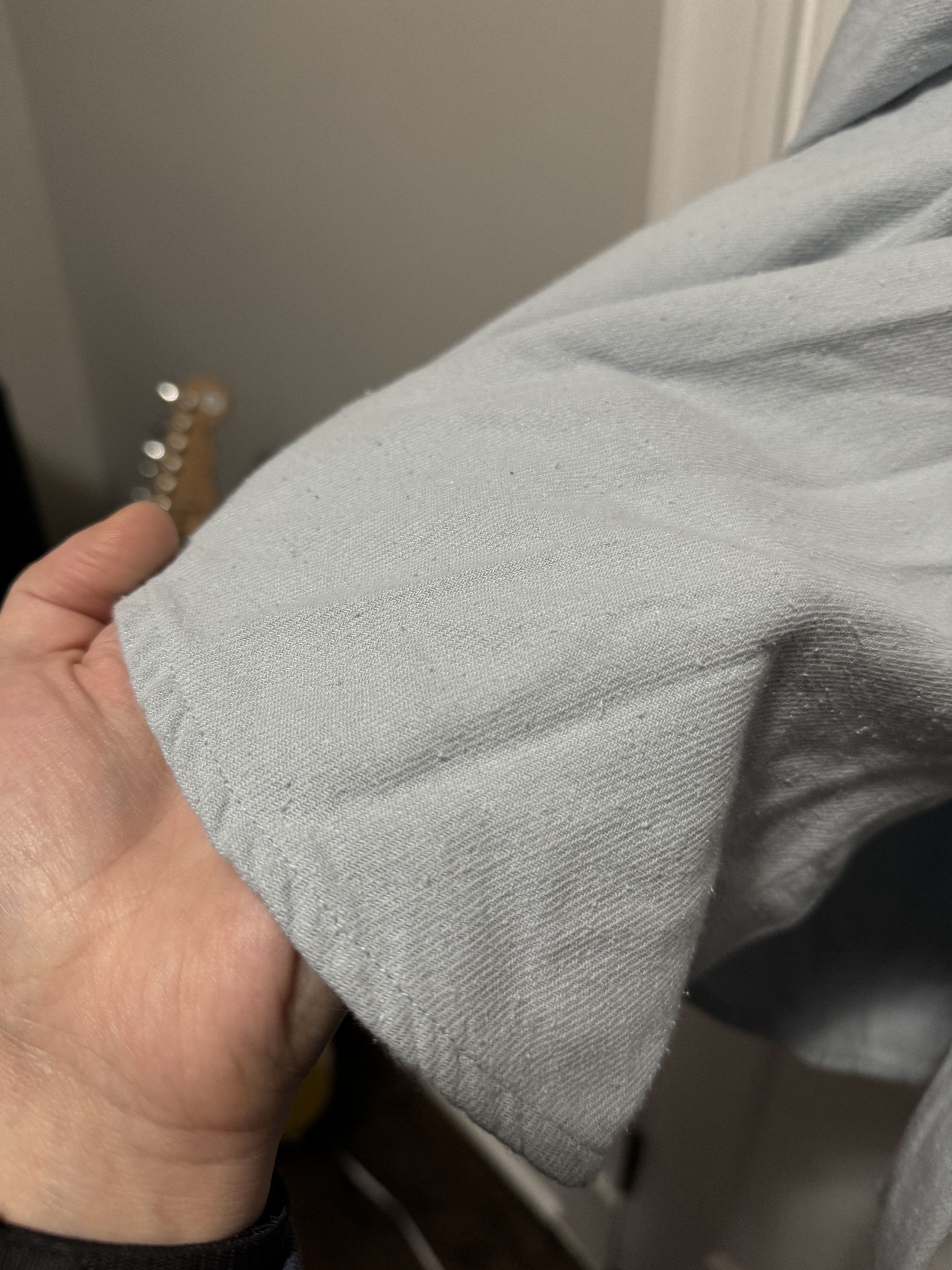 Naked & Famous Naked & Famous Easy Shirt Oxford (textured) - light blue Size US L / EU 52-54 / 3 - 2 Thumbnail