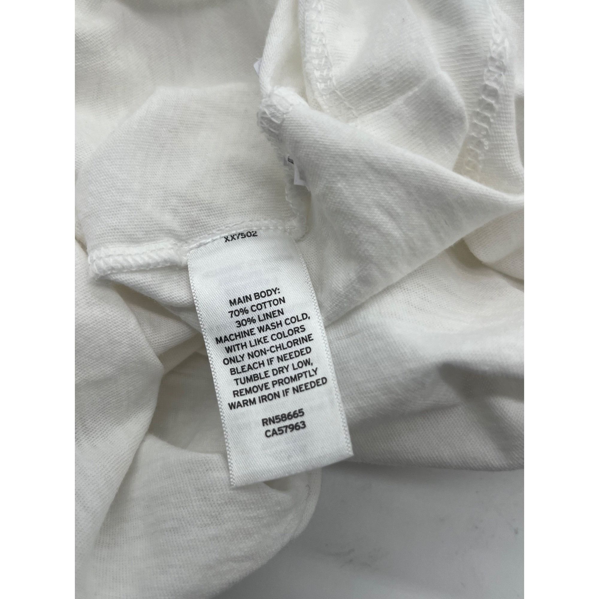 Treasure & Bond Treasure & Bond Cotton & Linen Square Neck Top, White, M Size M / US 6-8 / IT 42-44 - 6 Thumbnail