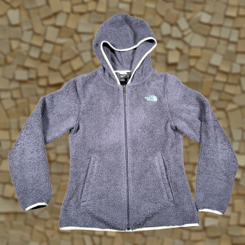 The North Face The North Face Jacket Womens SMALL Gray Hoodie Fleece Sherpa Outdoor Size S / US 4 / IT 40 - 1 Thumbnail