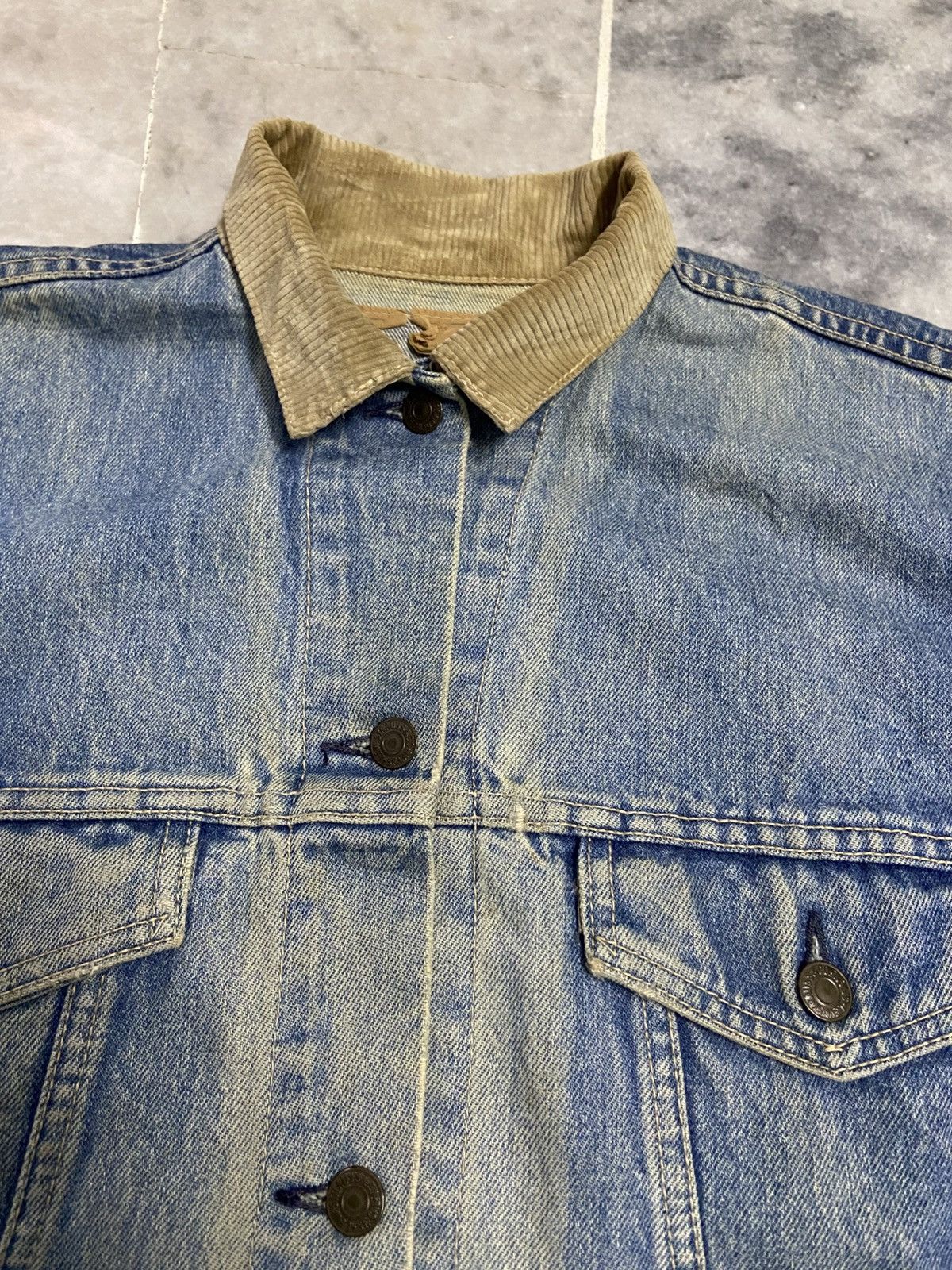Levi's Vintage 80s Levis Denim Jacket Trucker 77932 Size US S / EU 44-46 / 1 - 5 Thumbnail