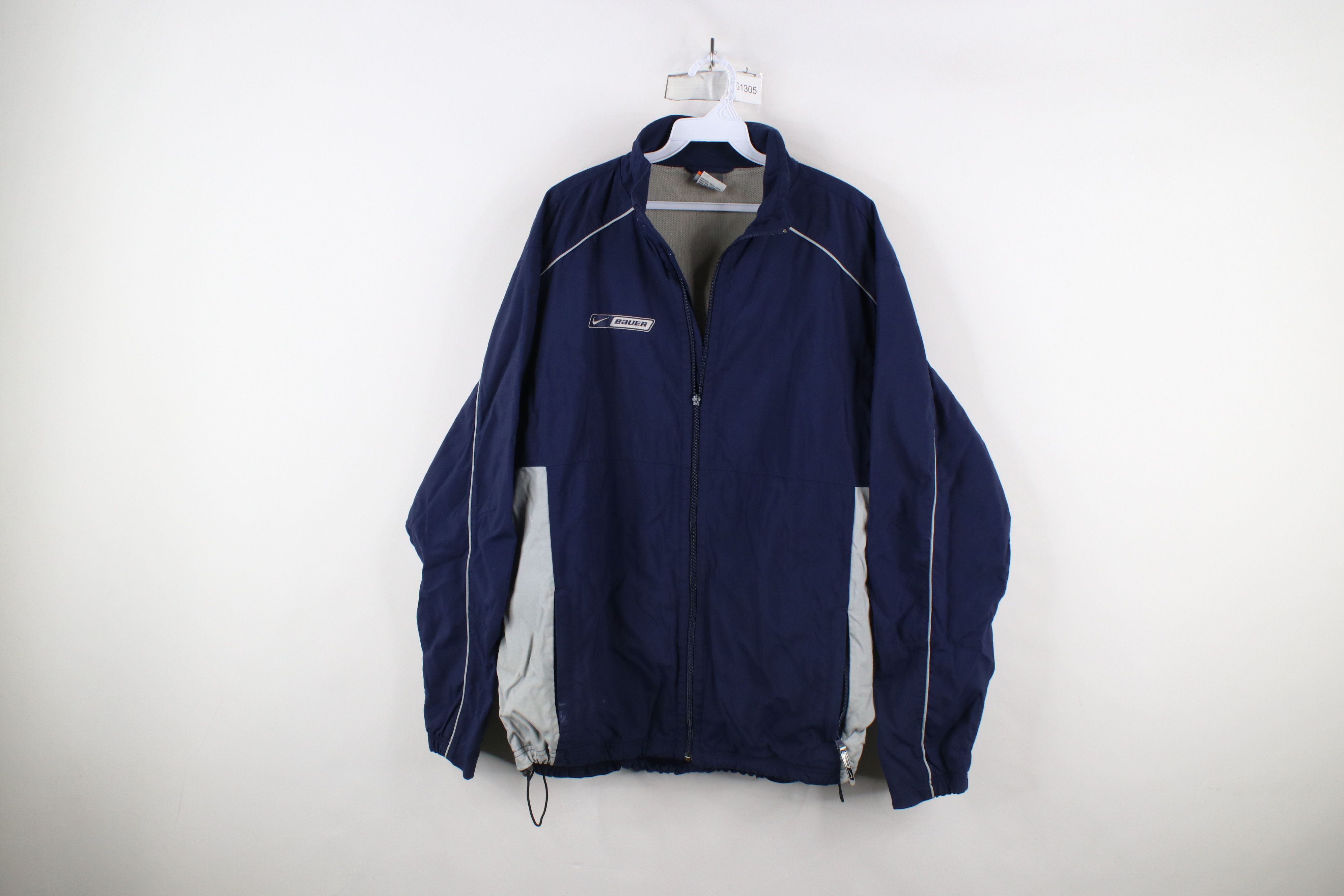Nike × Vintage Vintage Nike Bauer Hockey Travis Scott Mini Swoosh Jacket Size US M / EU 48-50 / 2 - 1 Thumbnail