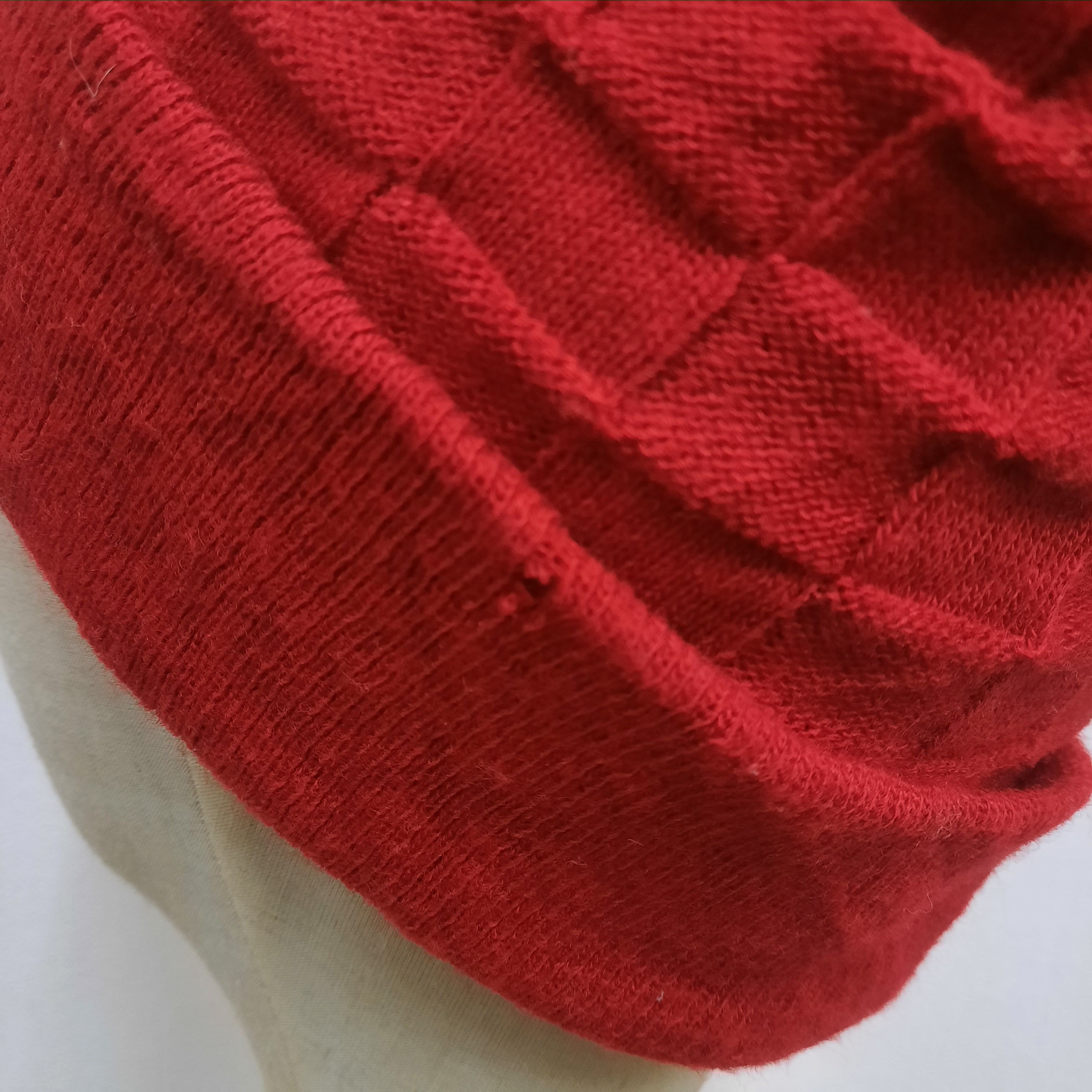 Japanese Brand 🔱 TourStage spellout checked beanie hat Size ONE SIZE - 4 Thumbnail