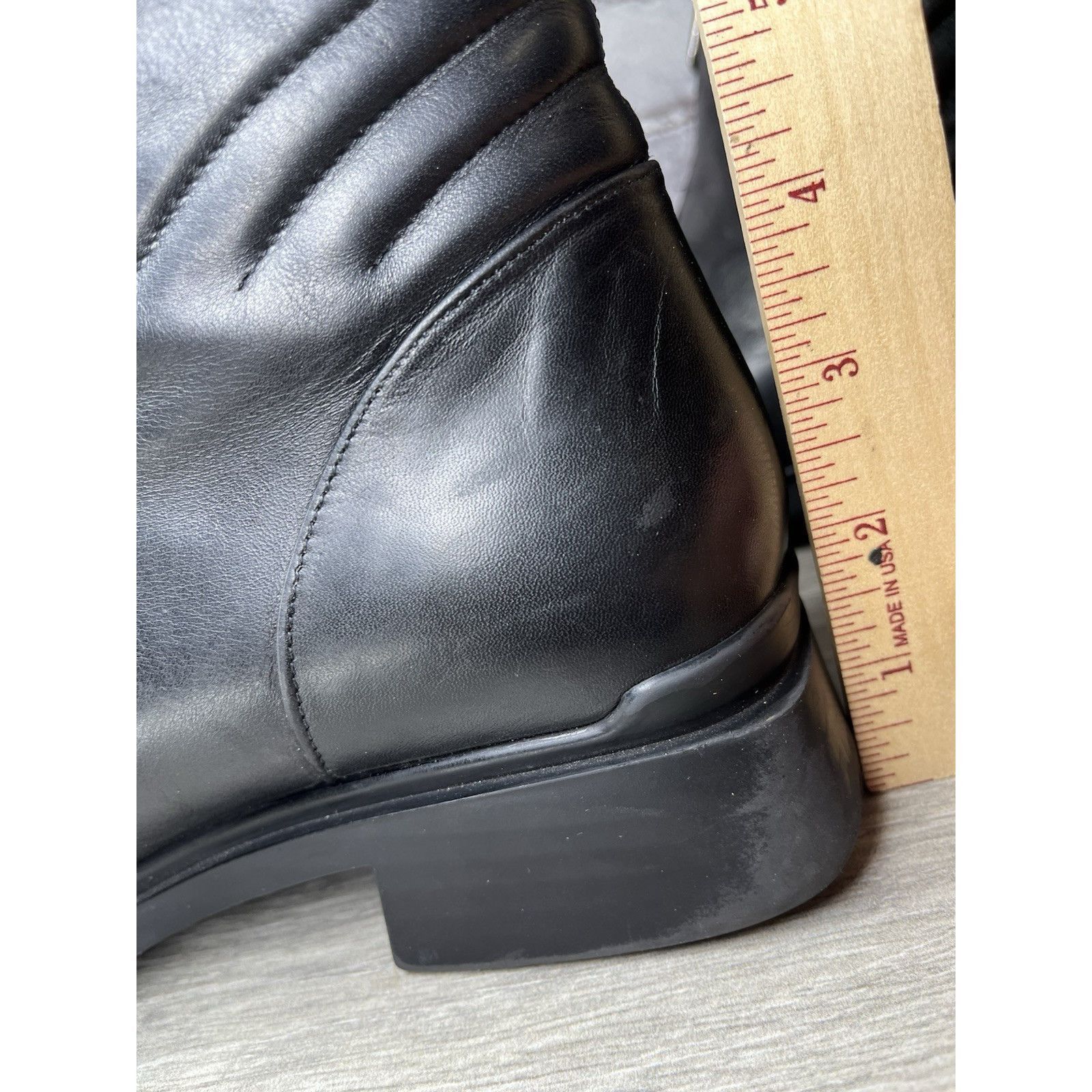 Aquatalia Aquatalia Italy Black Leather Center Zip Ankle Heel Boots Wo Size US 8 / IT 38 - 10 Thumbnail