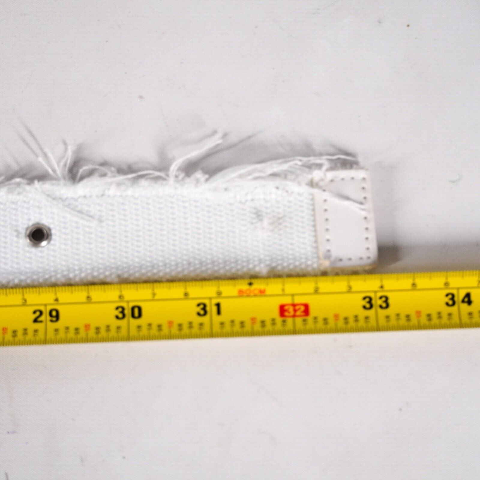 Other White Knitted Fabric Stainless Steel Heart Cosplay Belt 33" Size ONE SIZE - 7 Thumbnail