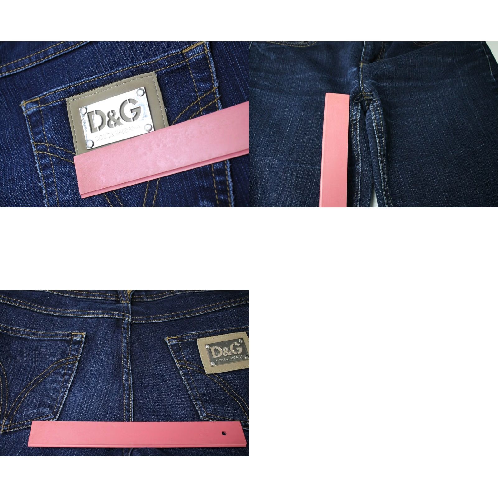 Dolce & Gabbana DOLCE & GABBANA Low Rise Regular Fit Jeans Women's W28 Whiskers Faded Denim Size 28" / US 6 / IT 42 - 8 Thumbnail
