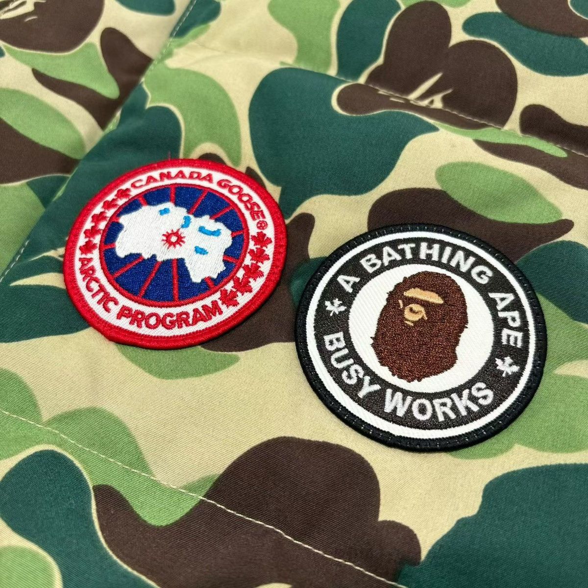 Bape ABC CAMO CANADA GOOSE DOWN JACKET Size US M / EU 48-50 / 2 - 7 Thumbnail