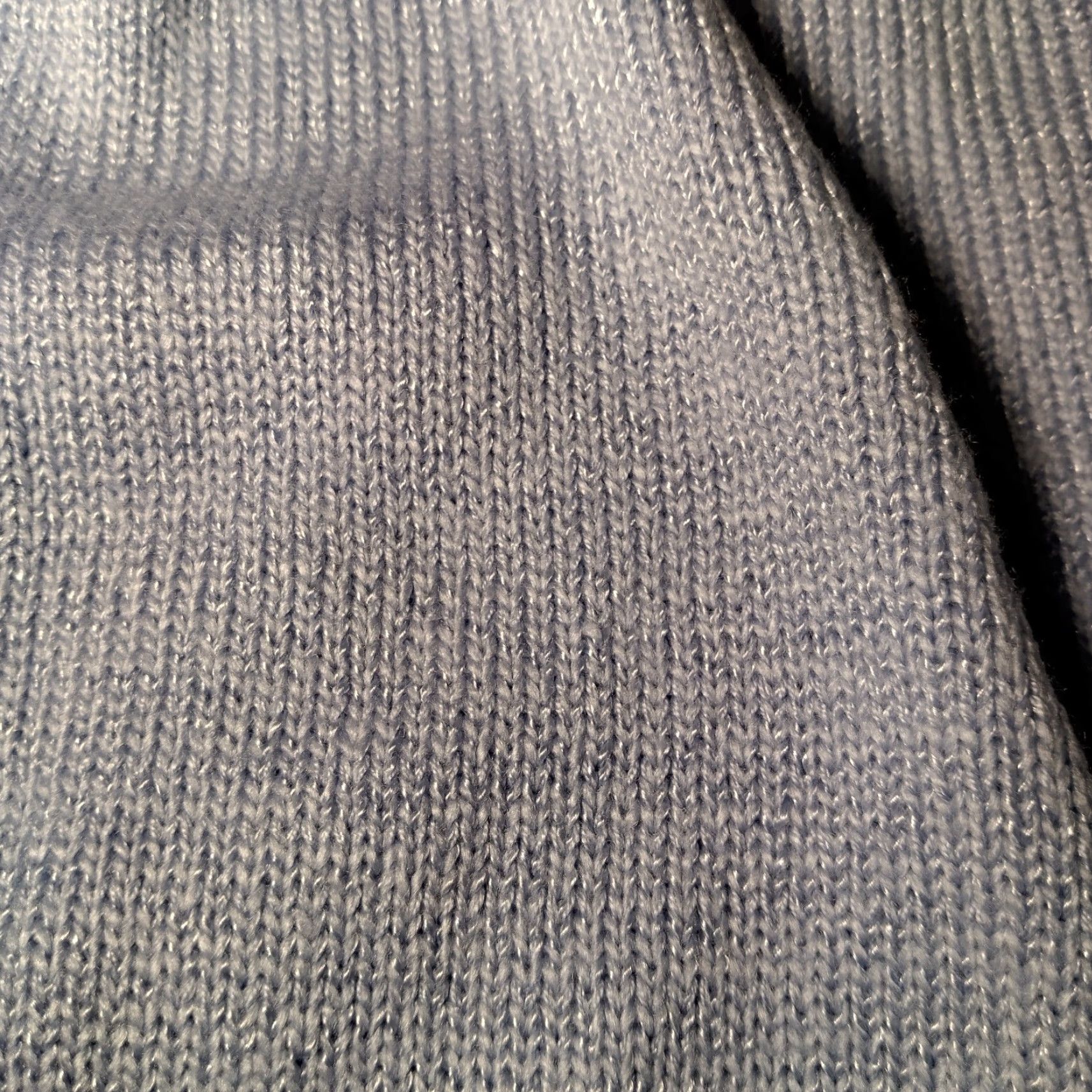 Vintage VINTAGE Jaclyn Smith Petite Sweater Women Pullover Long Sleeve V-Neck Beaded Silver 80s Fall Winter Spring Blue Size S / US 4 / IT 40 - 6 Thumbnail