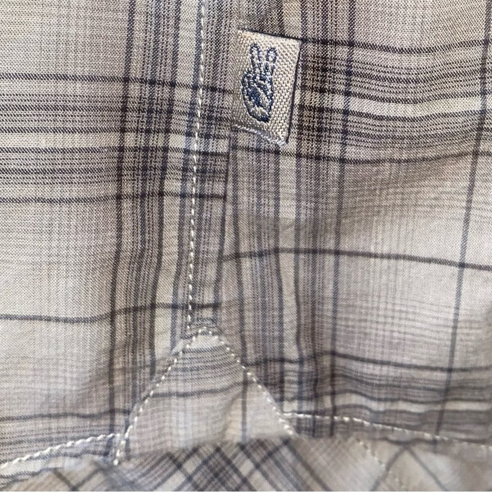 John Varvatos New JOHN VARVATOS $250 Olive Black Plaid Men's Shirt XL Size US XL / EU 56 / 4 - 9 Thumbnail