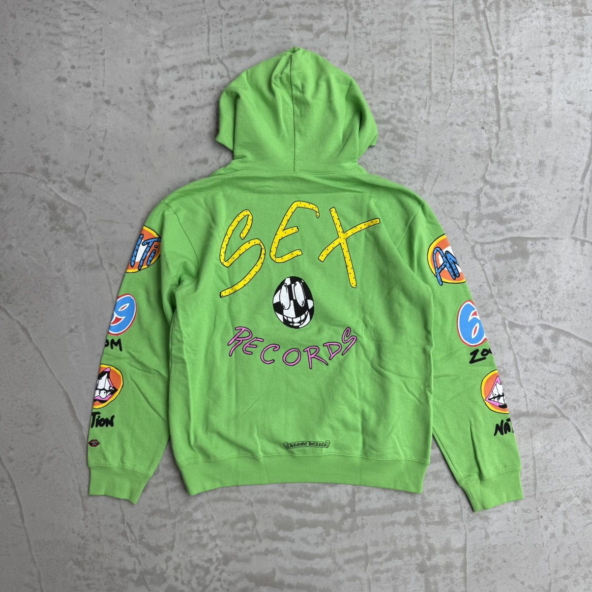 Chrome Hearts Matty Boy Sex Records フーディー Chrome Hearts Matty Boy Sex Records Concept Hoodie Black