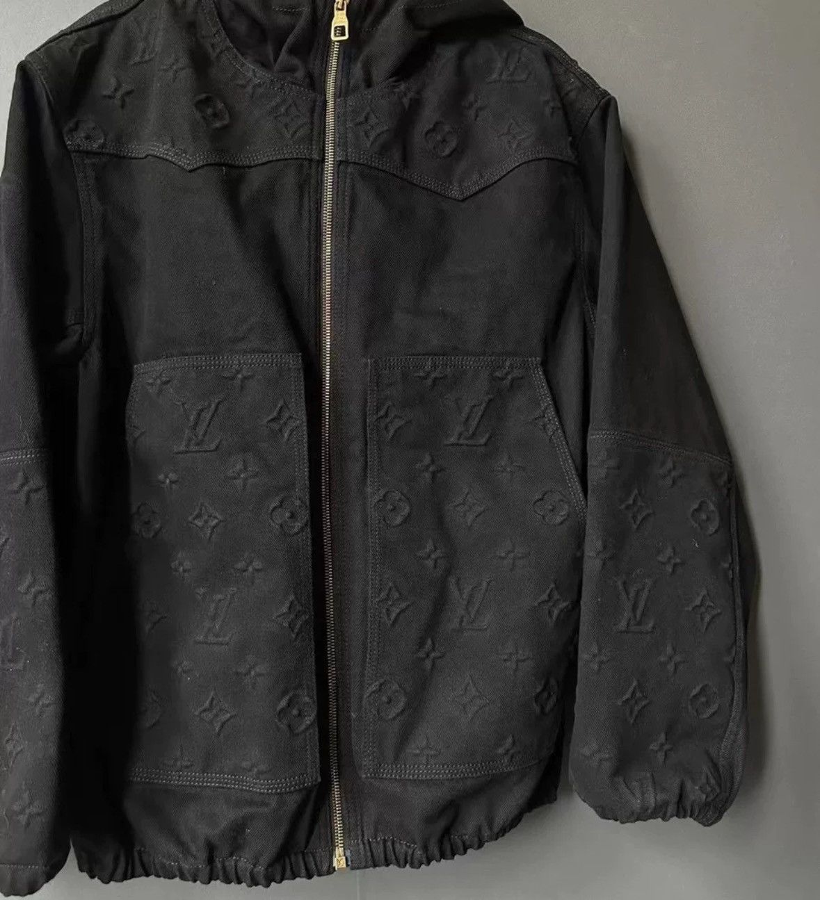 Louis Vuitton Louis Vuitton LV Black Woodcut Full Print Coat Size US M / EU 48-50 / 2 - 3 Thumbnail