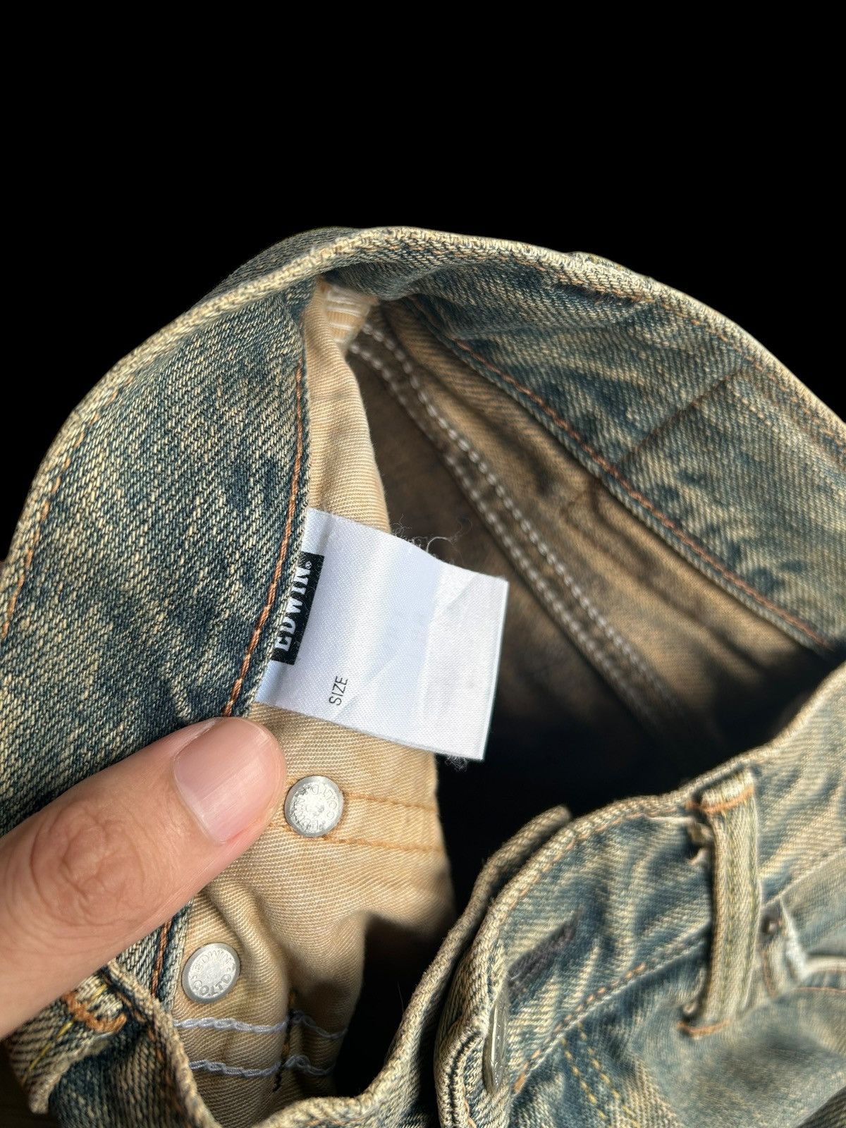 Japanese Brand × Kapital × Vintage Flare Edwin Rusty Distressed Denim Jeans Size US 32 / EU 48 - 9 Thumbnail