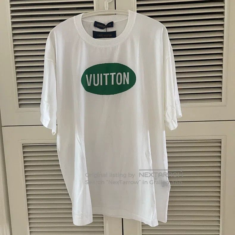 Louis Vuitton Louis Vuitton White green monogram printed short sleeve Size US XL / EU 56 / 4 - 1 Thumbnail