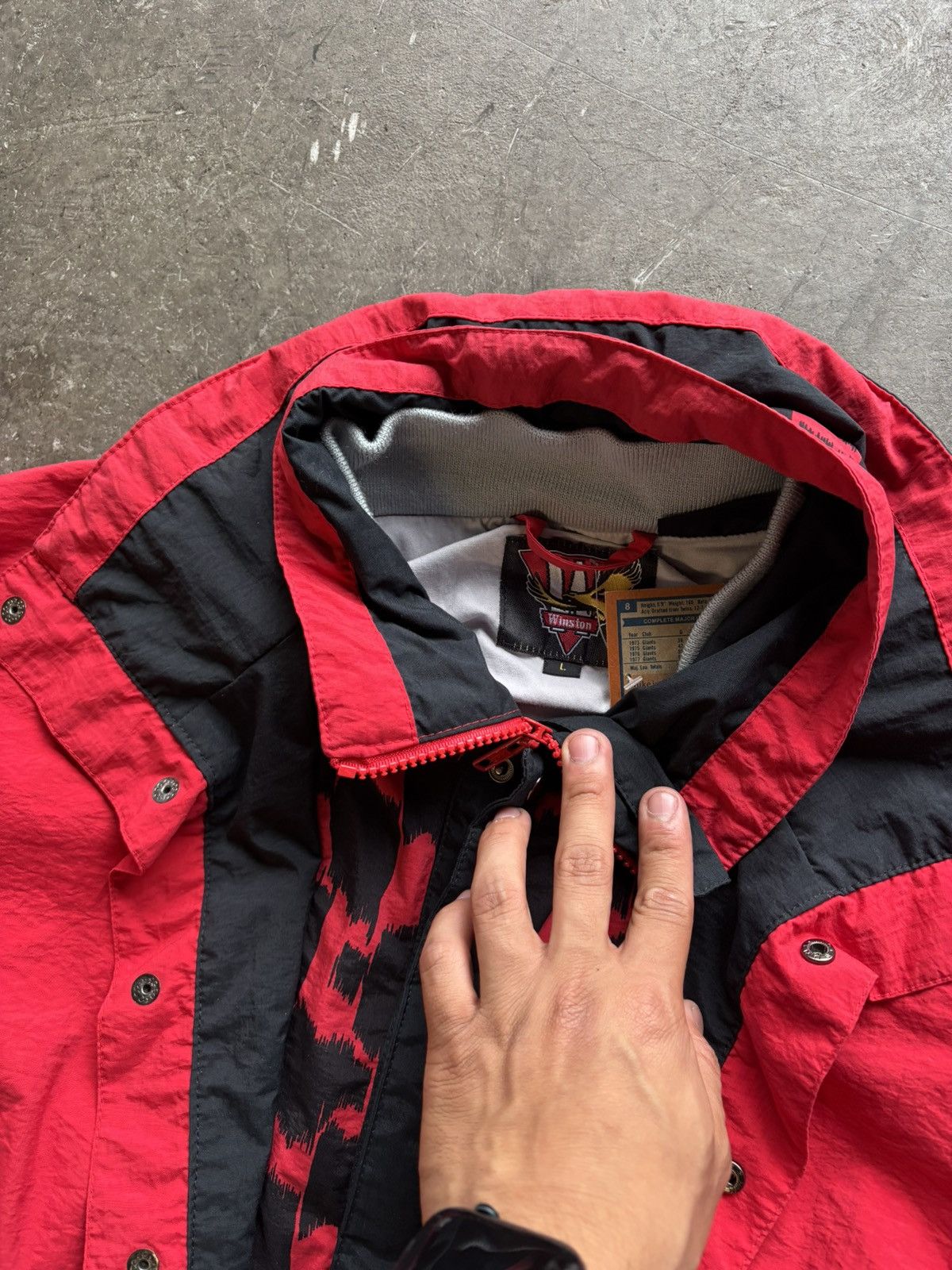 NASCAR Vintage Nascar Winston Cup Light Puffer Jacket Size US L / EU 52-54 / 3 - 2 Thumbnail