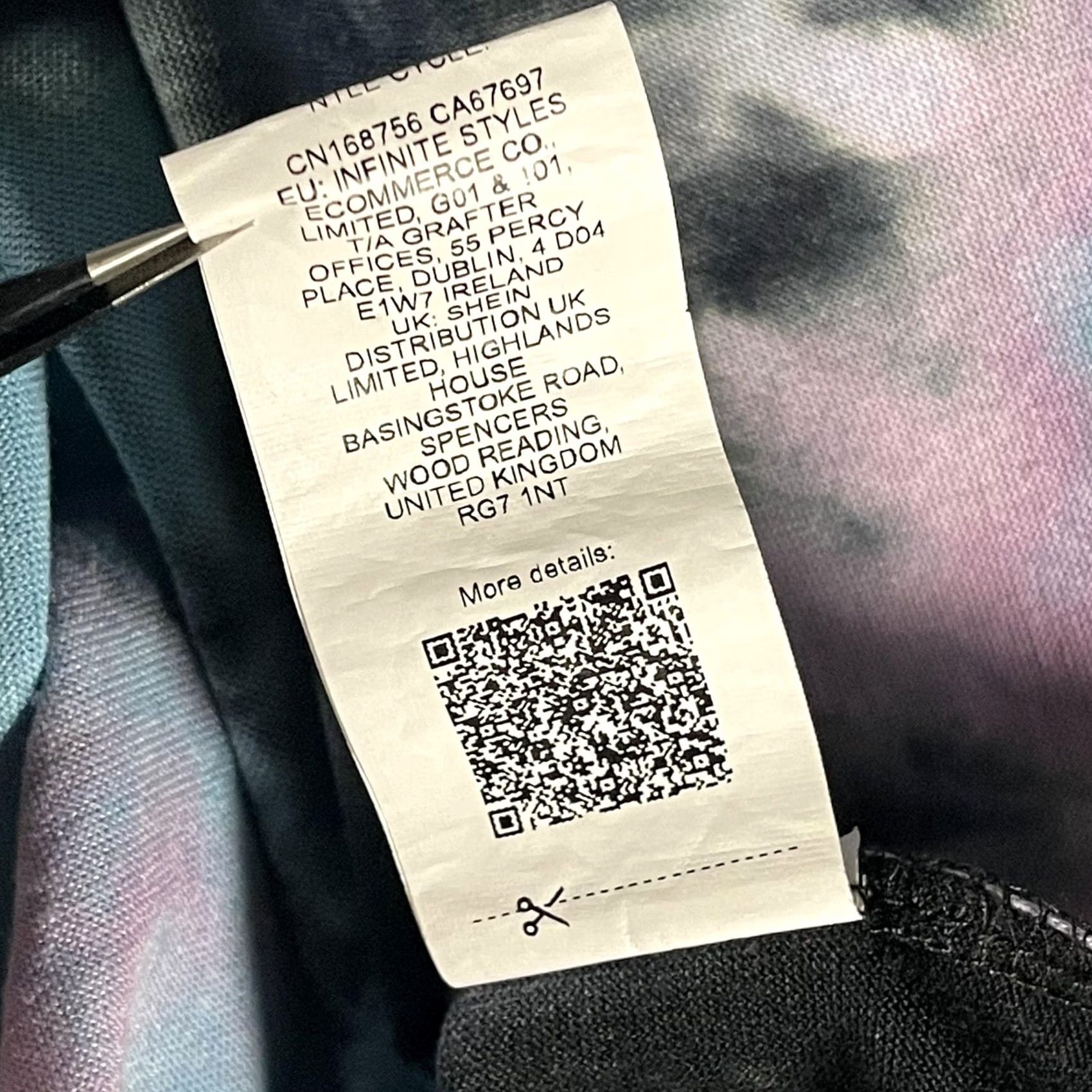 Vintage Manfinity Shirt Large Pastel Tie Dye Skeleton Hand Rock Graphic Tee Mens Size US L / EU 52-54 / 3 - 7 Thumbnail