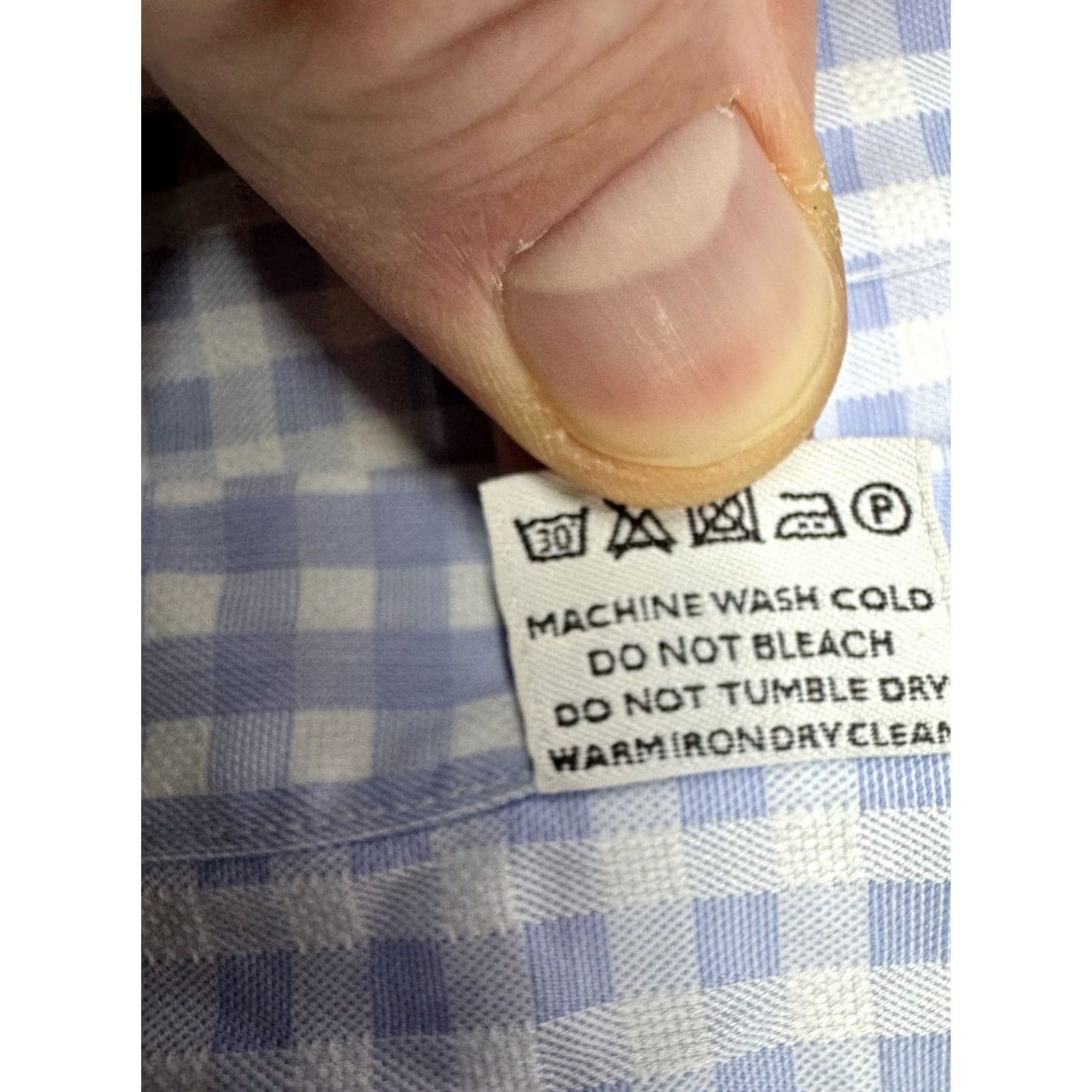 Canali Canali 1934 Shirt 44/17.5 Blue White Check Plaid Long Sleeve Button Up EUC Men’s Size US XL / EU 56 / 4 - 8 Thumbnail
