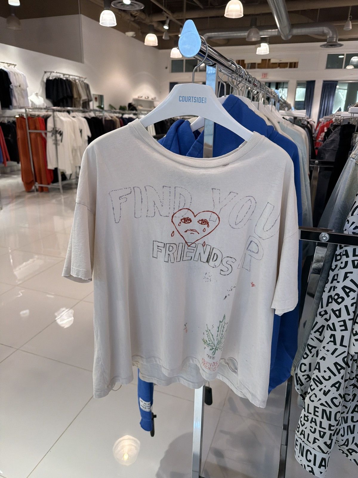 Paly Hollywood Paly Hollywood Find Your Friends Cream Tee Size US S / EU 44-46 / 1 - 1 Thumbnail
