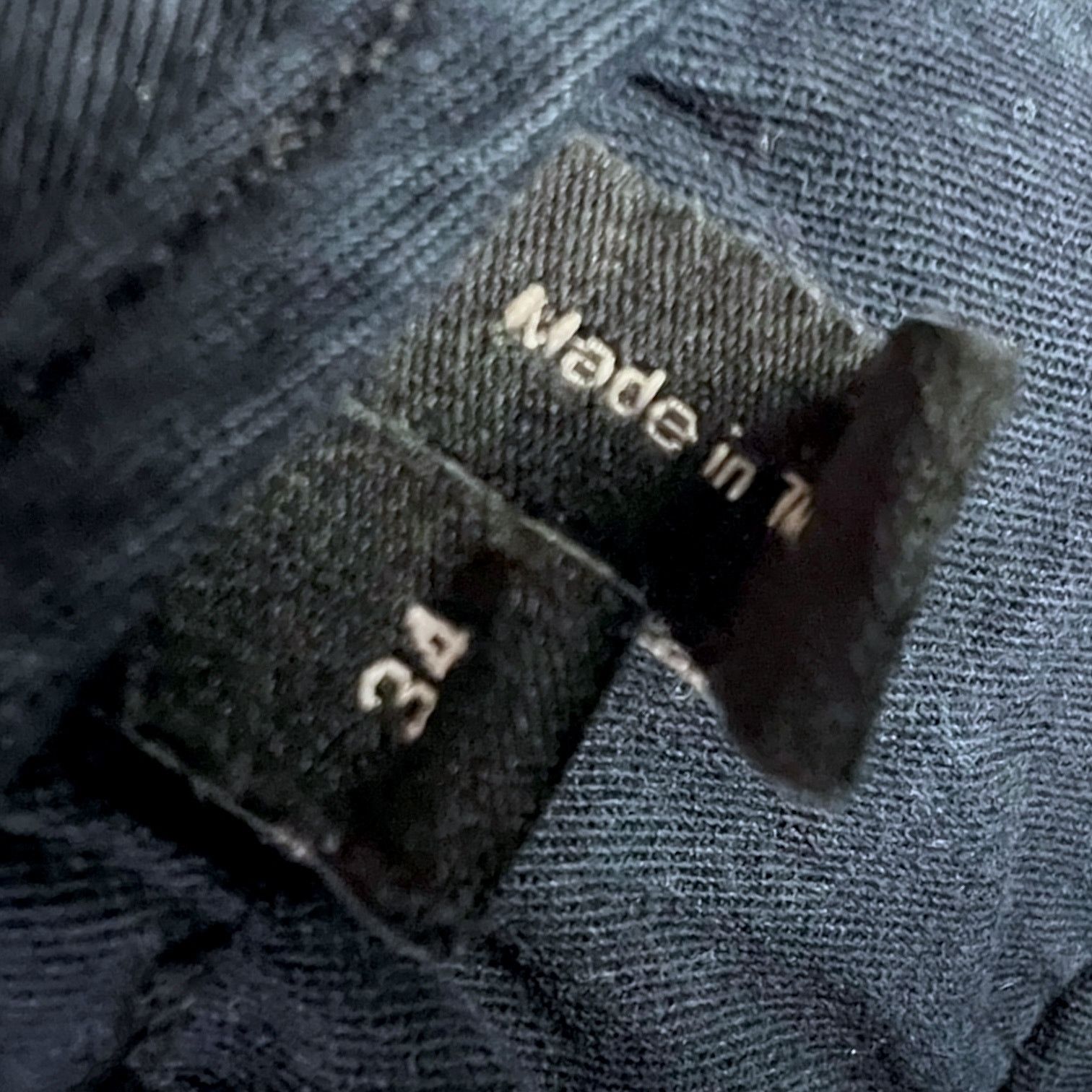 Theory Men's Theory Navy Blue Cotton Khakis Pants Trousers - 34 Size US 34 / EU 50 - 3 Thumbnail