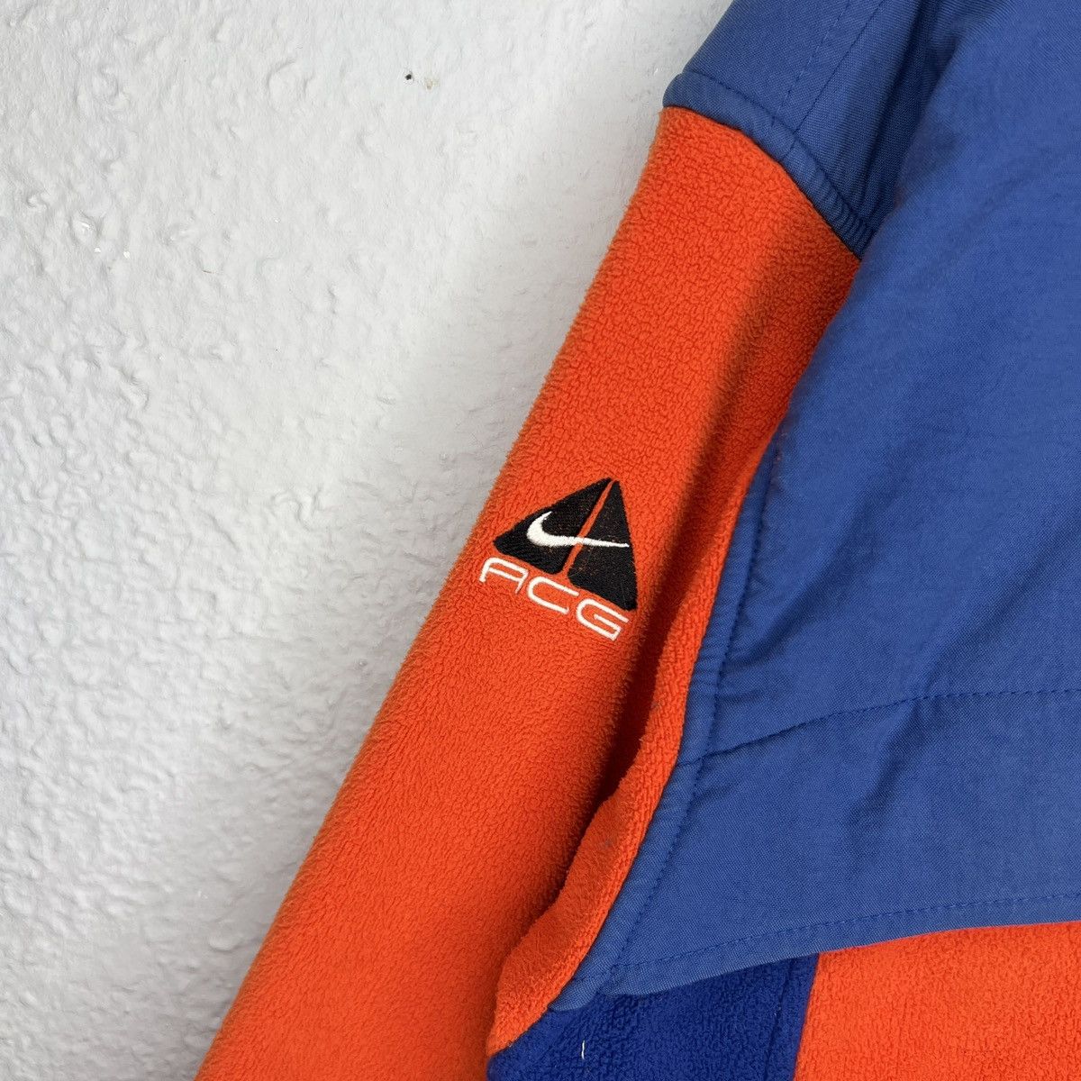 Nike Vintage Nike ACG Jacket Fleece Sweatshirt Zip Logo Orange Size US M / EU 48-50 / 2 - 6 Thumbnail