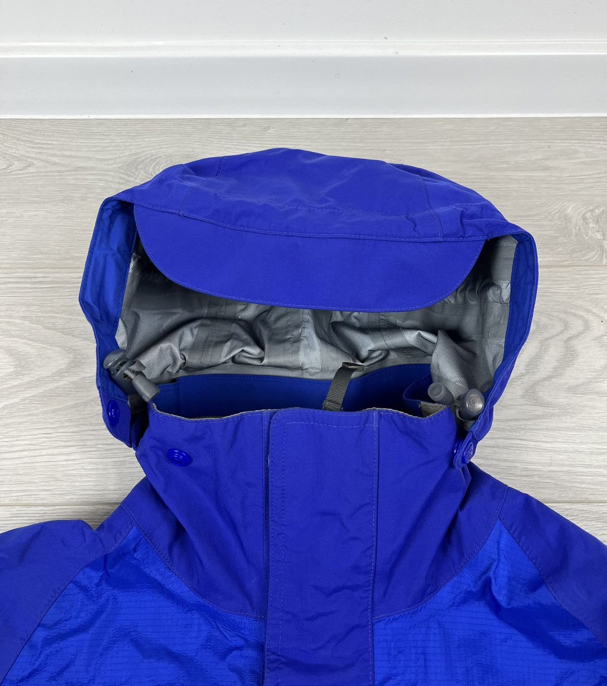 Vintage Nike ACG Vintage 00s Blue Waterproof Gorpcore Jacket Size US S / EU 44-46 / 1 - 11 Thumbnail
