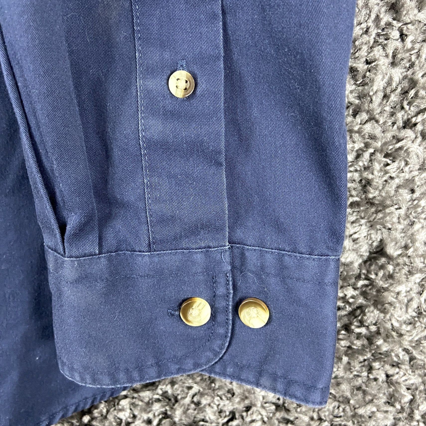 Vintage VINTAGE L.L. Bean Button-Up Shirt Men L Long Sleeve Blue Adult Large Mens Size US L / EU 52-54 / 3 - 3 Thumbnail