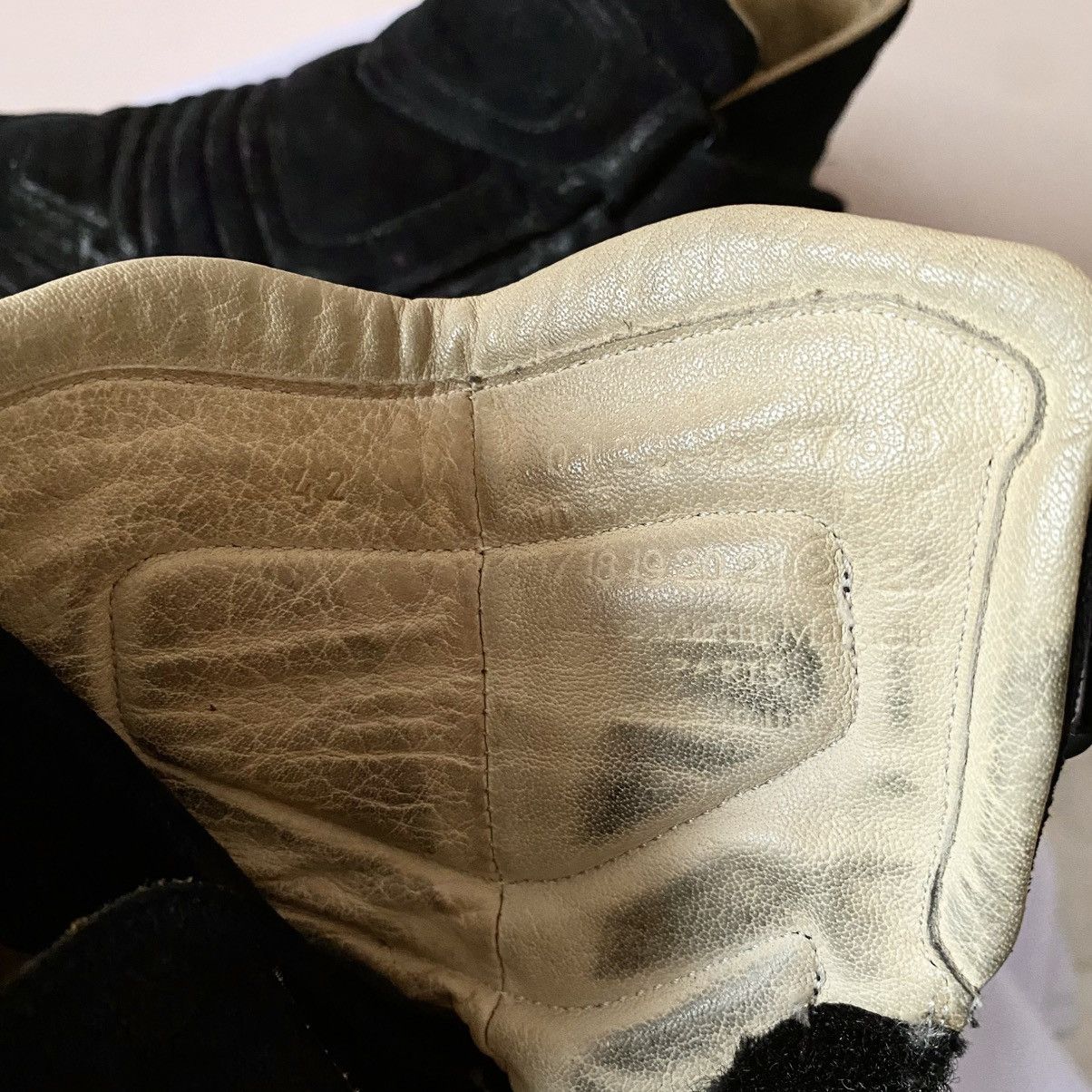 Maison Margiela Maison Margiela SS09 Moto Biker Suede Black Sneakers Shoes Size US 9 / EU 42 - 11 Thumbnail
