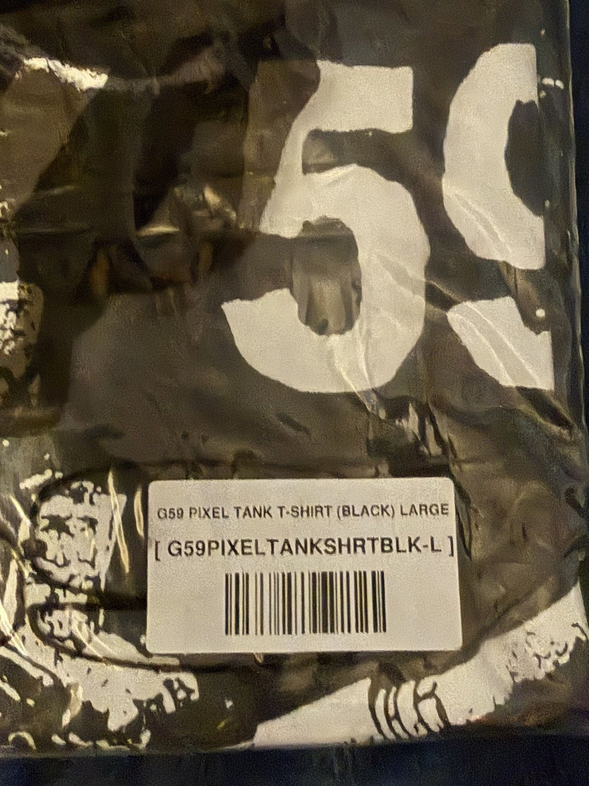G59 Records G59 pixel tank (black) Size US L / EU 52-54 / 3 - 2 Thumbnail