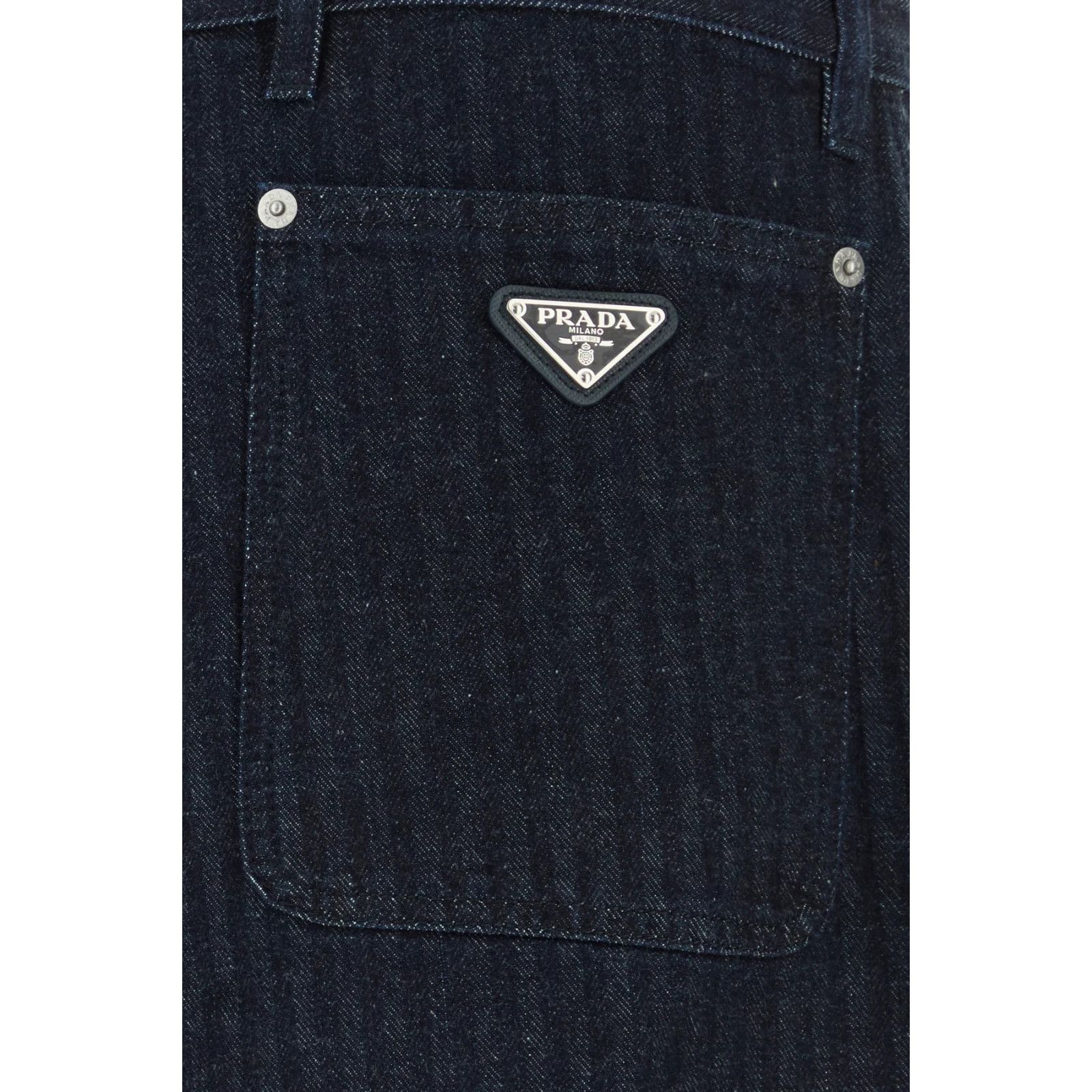 Prada PRADA Embroidered Denim Jeans New & Authentic (Men's size:US Size US 32 / EU 48 - 3 Thumbnail
