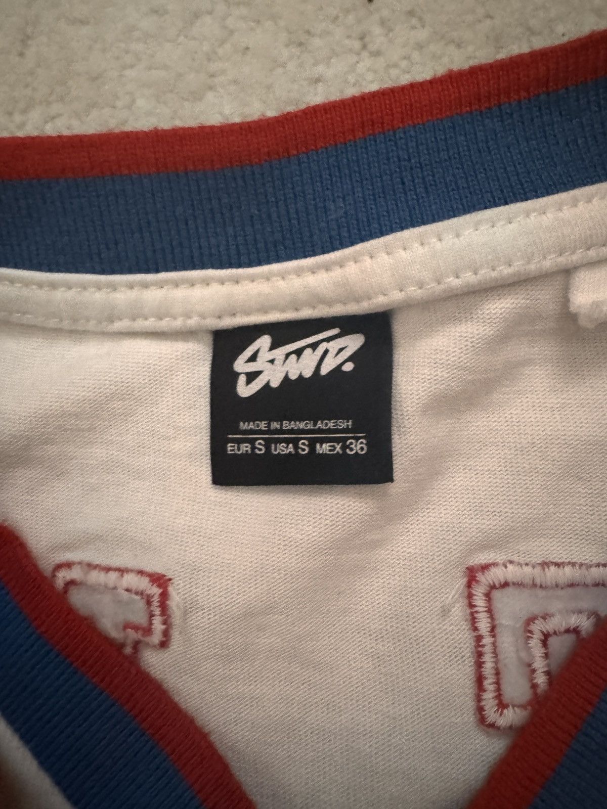 Stussy × Vintage Cropped Jersey – Lightly Oversized Fit Size US S / EU 44-46 / 1 - 4 Thumbnail
