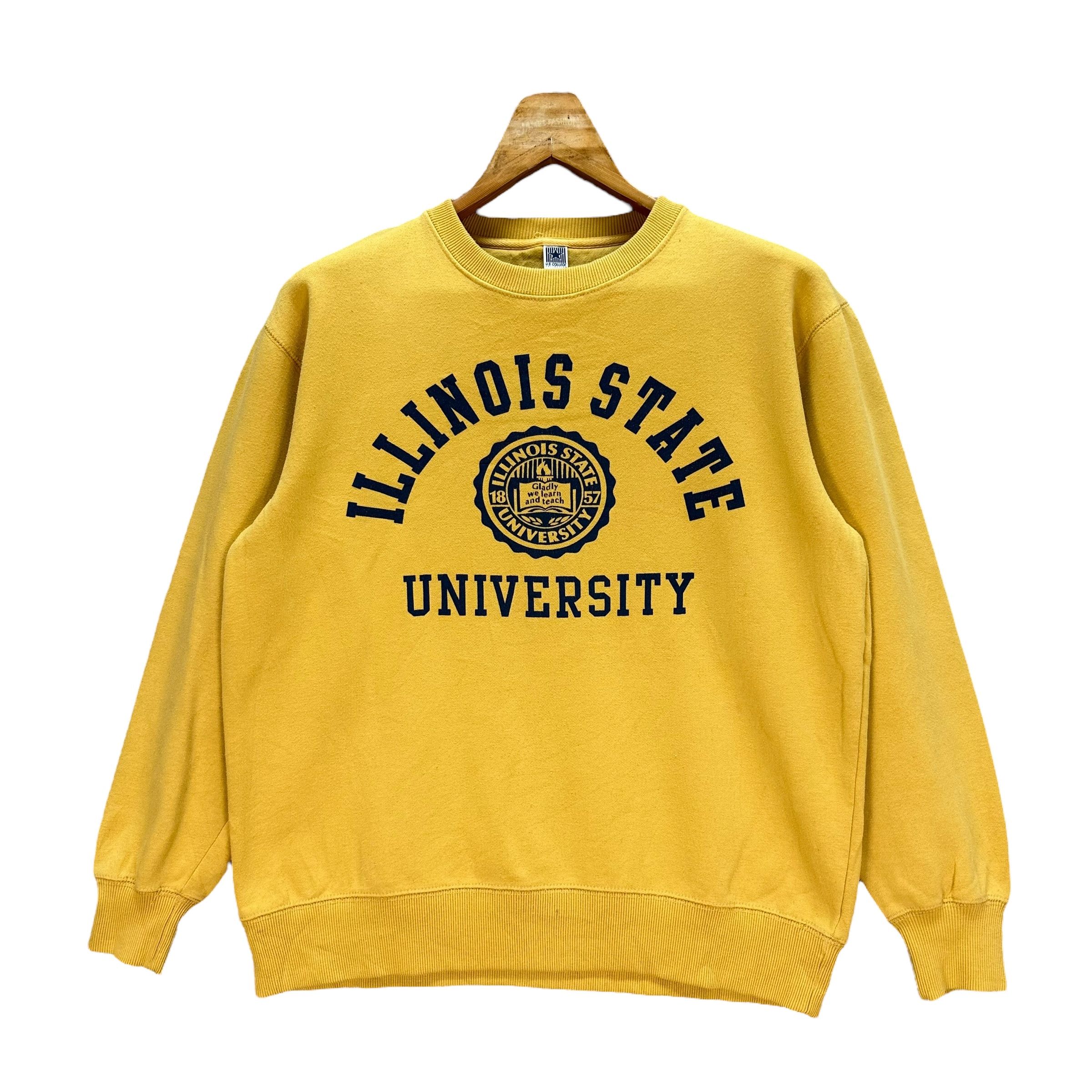 Vintage ILLINOIS STATE UNIVERSITY Big Logo Sweatshirts #A5-0138 Size US M / EU 48-50 / 2 - 1 Thumbnail