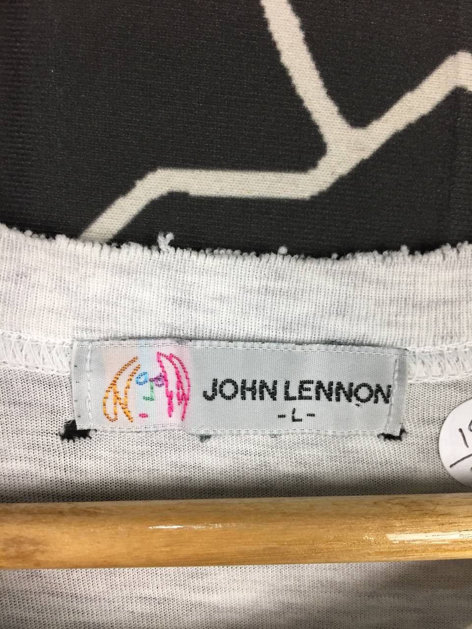 Band Tees Vtg John Lennon Starting Over Face Sketch Art Tee Size US M / EU 48-50 / 2 - 17 Thumbnail