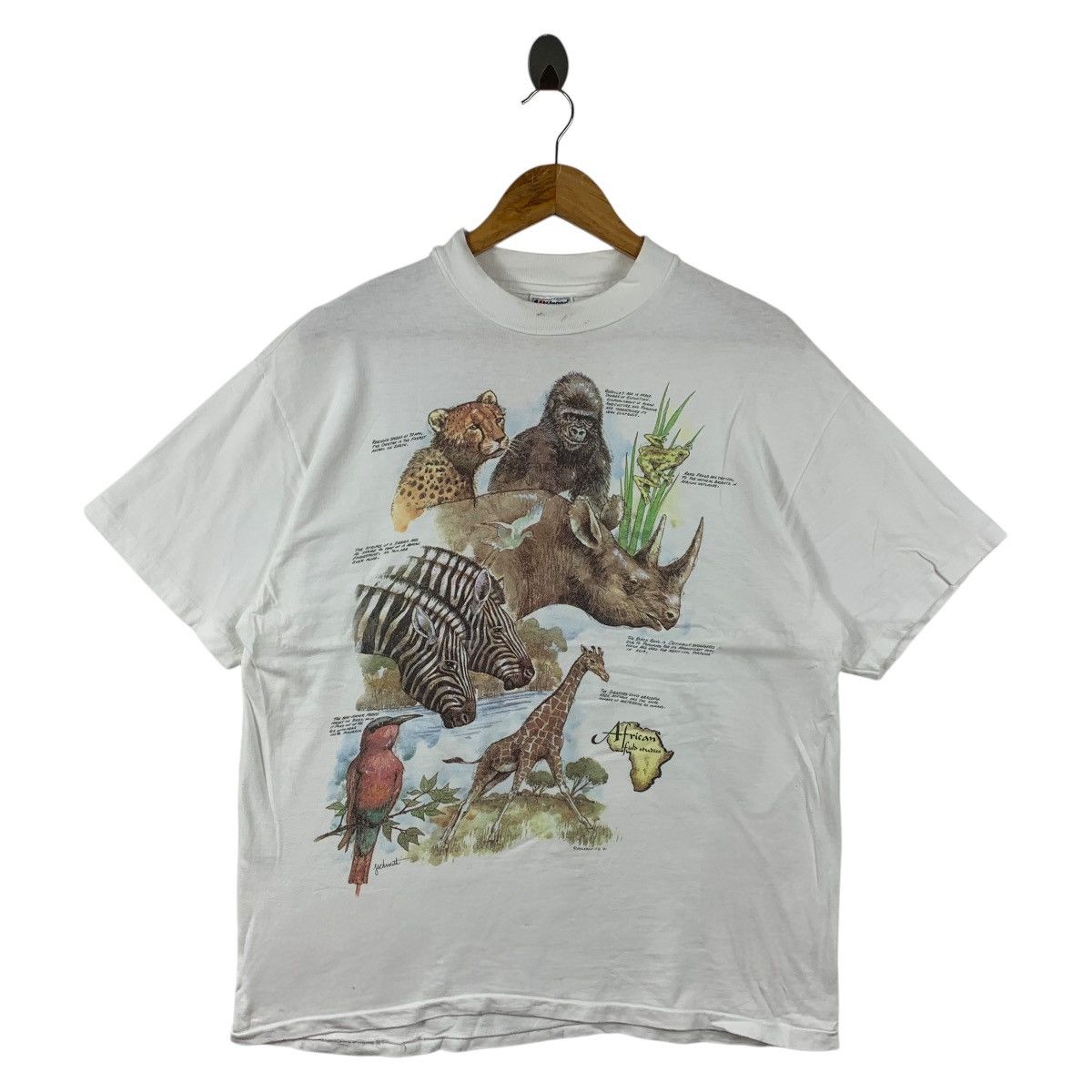Habitat × Vintage Vintage 90s HABITAT all animal printed tee Size US M / EU 48-50 / 2 - 1 Thumbnail